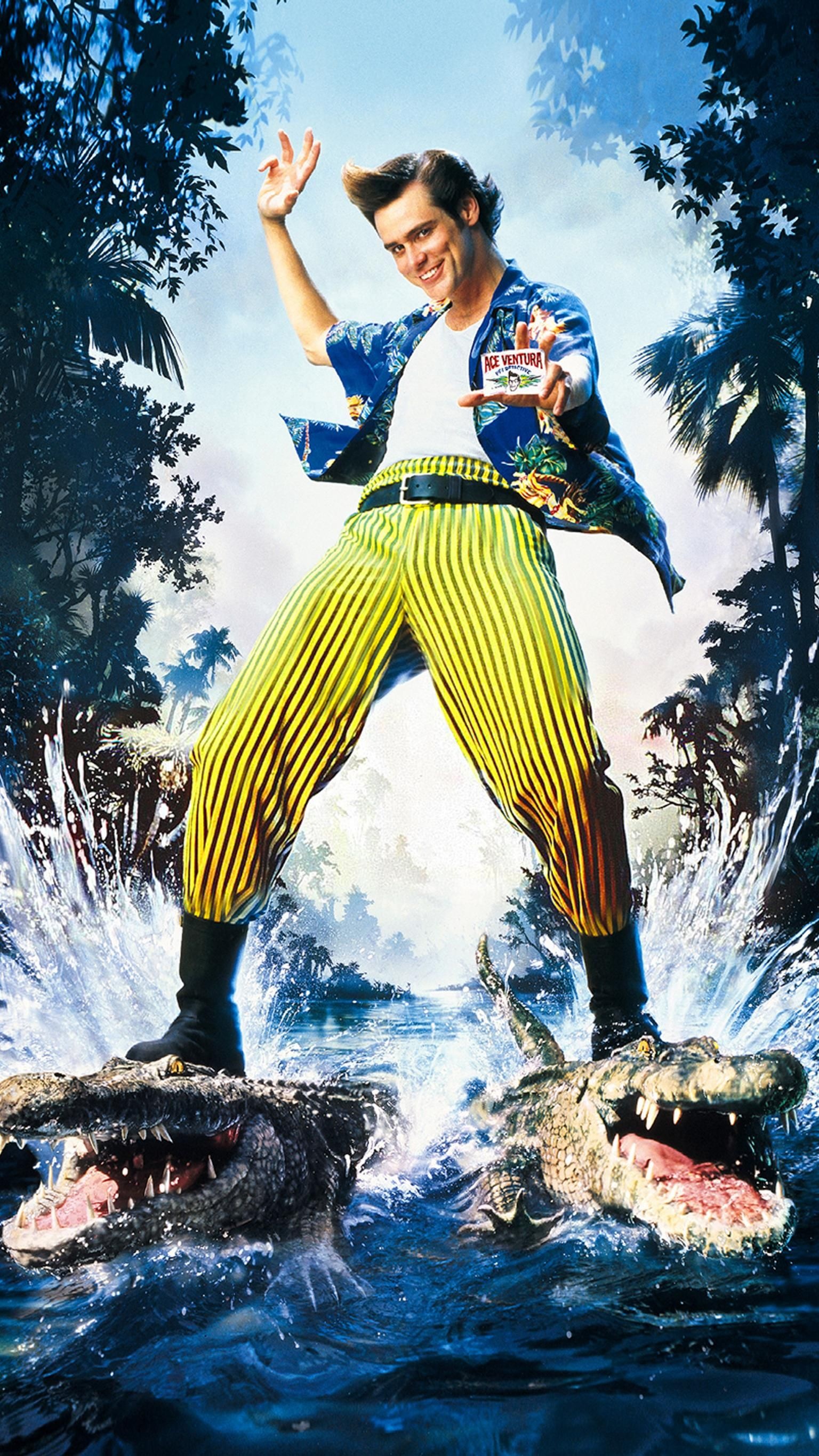 Jim Carrey, Ace Ventura, Pet detective, Iconic movies, 1540x2740 HD Phone