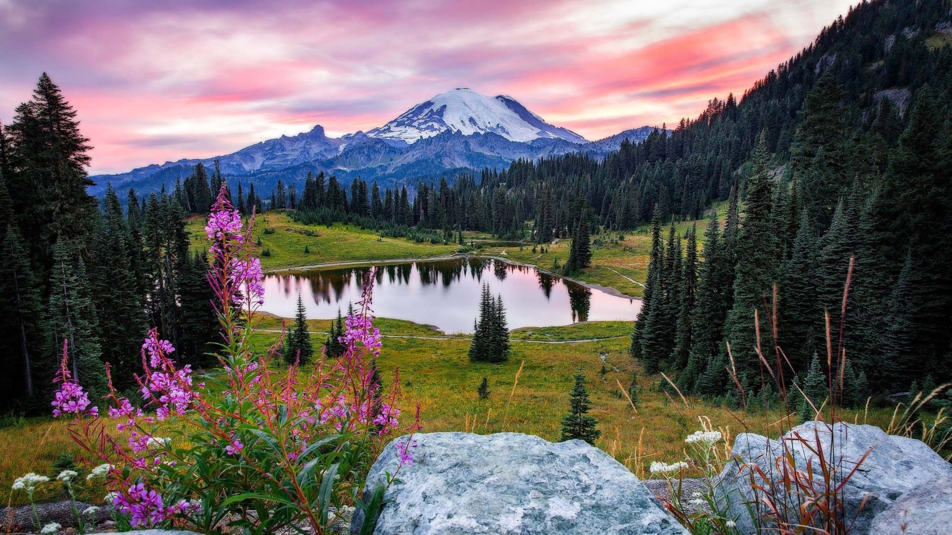 Mount Rainier National Park, Nisqually Glacier, Pierce Kde Store, 1920x1080 Full HD Desktop