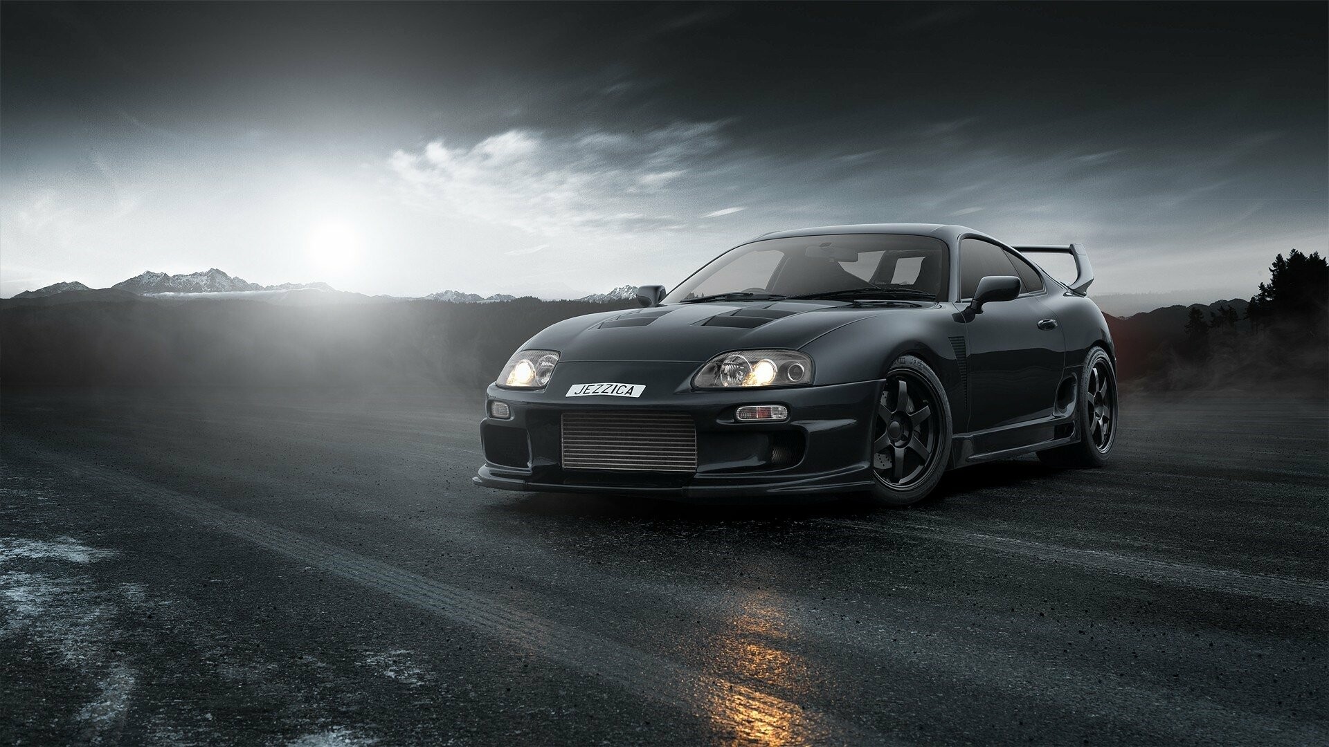 90 Toyota Supra, Legendary sports car, Iconic performance, Timeless beauty, 1920x1080 Full HD Desktop