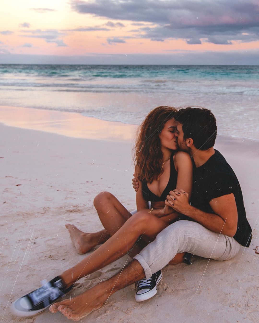 Beach, Travel Couple Wallpaper, 1080x1350 HD Phone