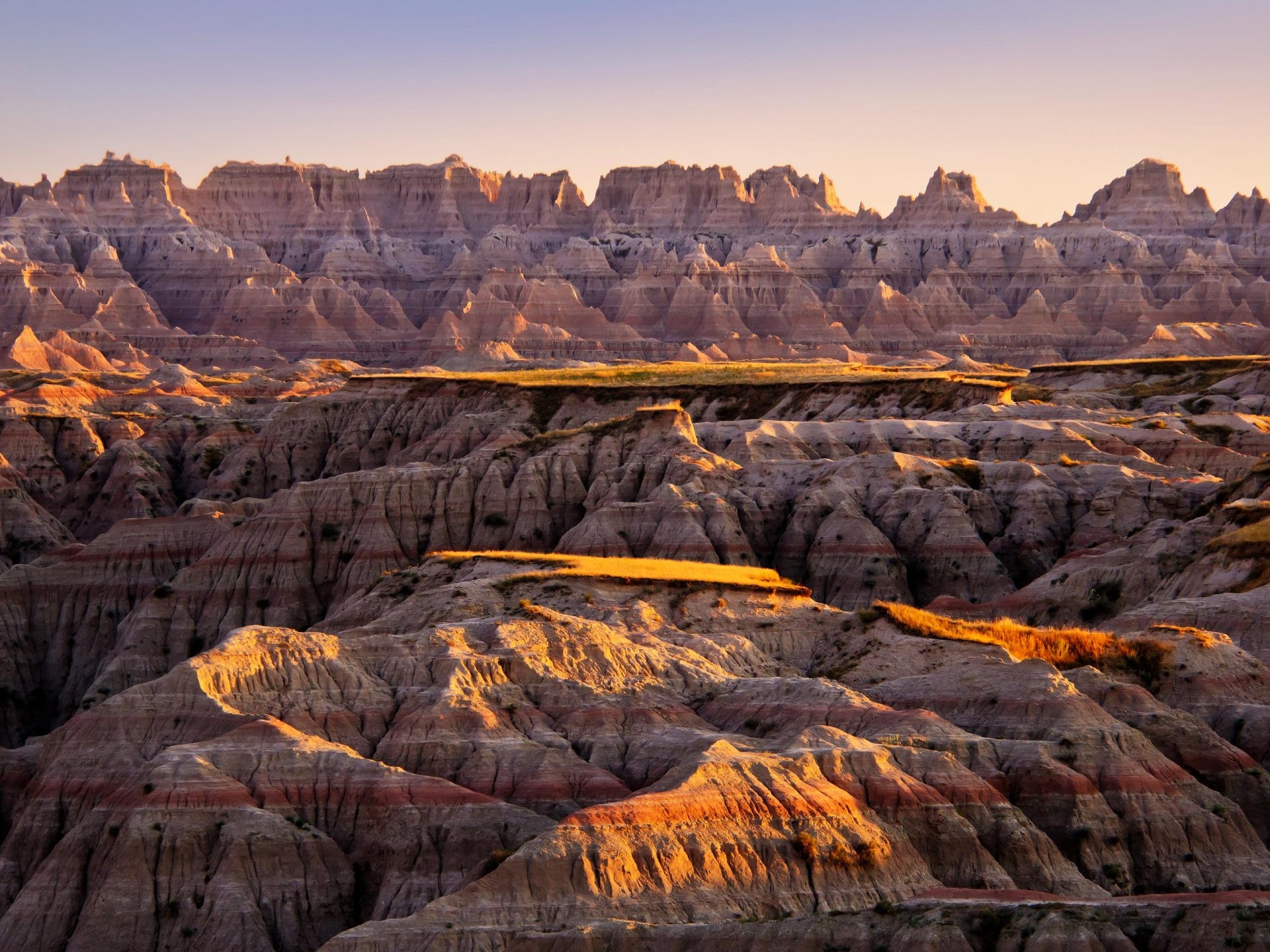 South Dakota, Badlands National Park, Unique landscapes, Fossil treasures, 1920x1440 HD Desktop