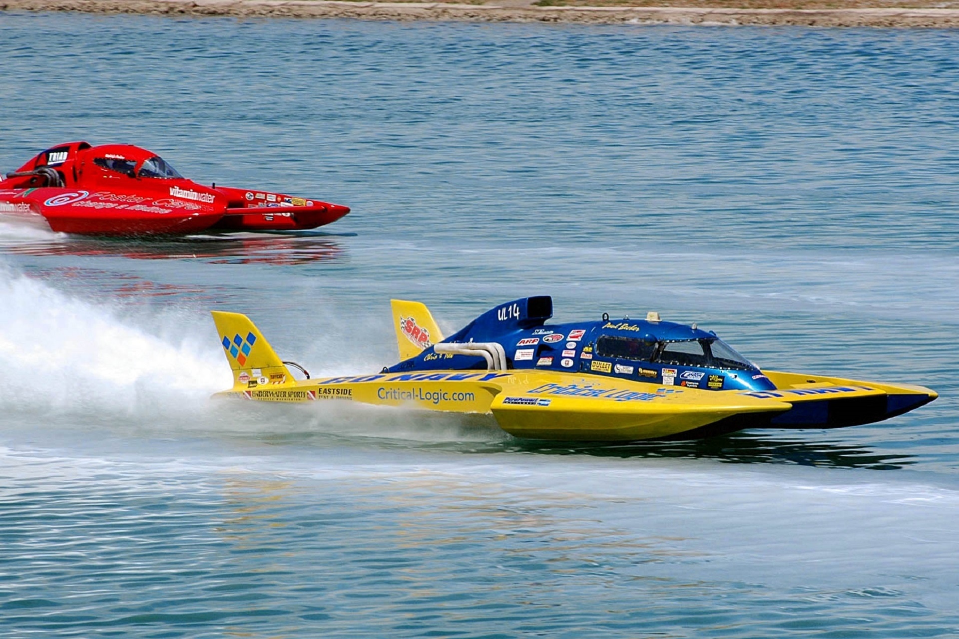 Speed boat, Vibrant colors, Water adventure, Beautiful contrast, 1920x1280 HD Desktop