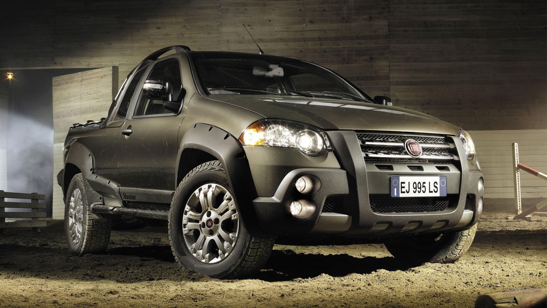 Fiat Fullback, Gray pickup truck, Fiat strada, HD wallpaper, 1920x1080 Full HD Desktop