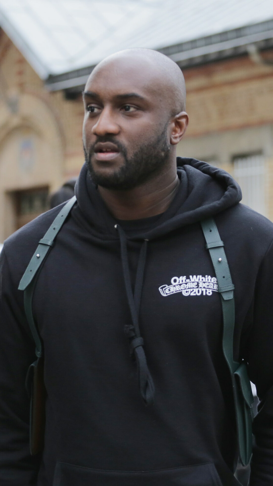 Virgil Abloh, Celeb fashion, Louis Vuitton debut, Rainbow runway, 1080x1920 Full HD Phone