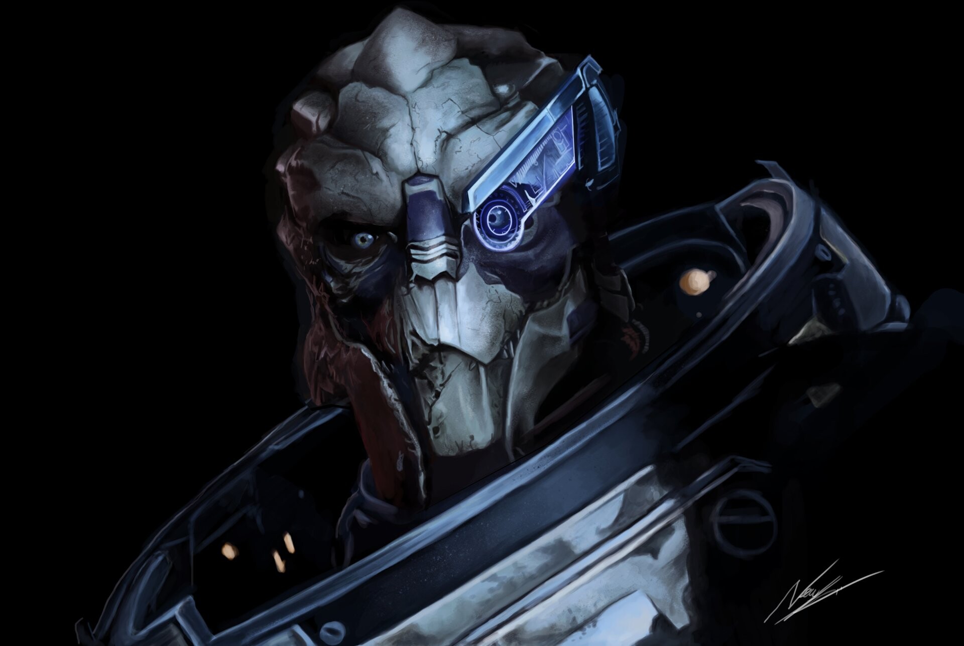 Garrus Vakarian, HD wallpapers, Artistic backgrounds, Visual splendor, 1920x1290 HD Desktop