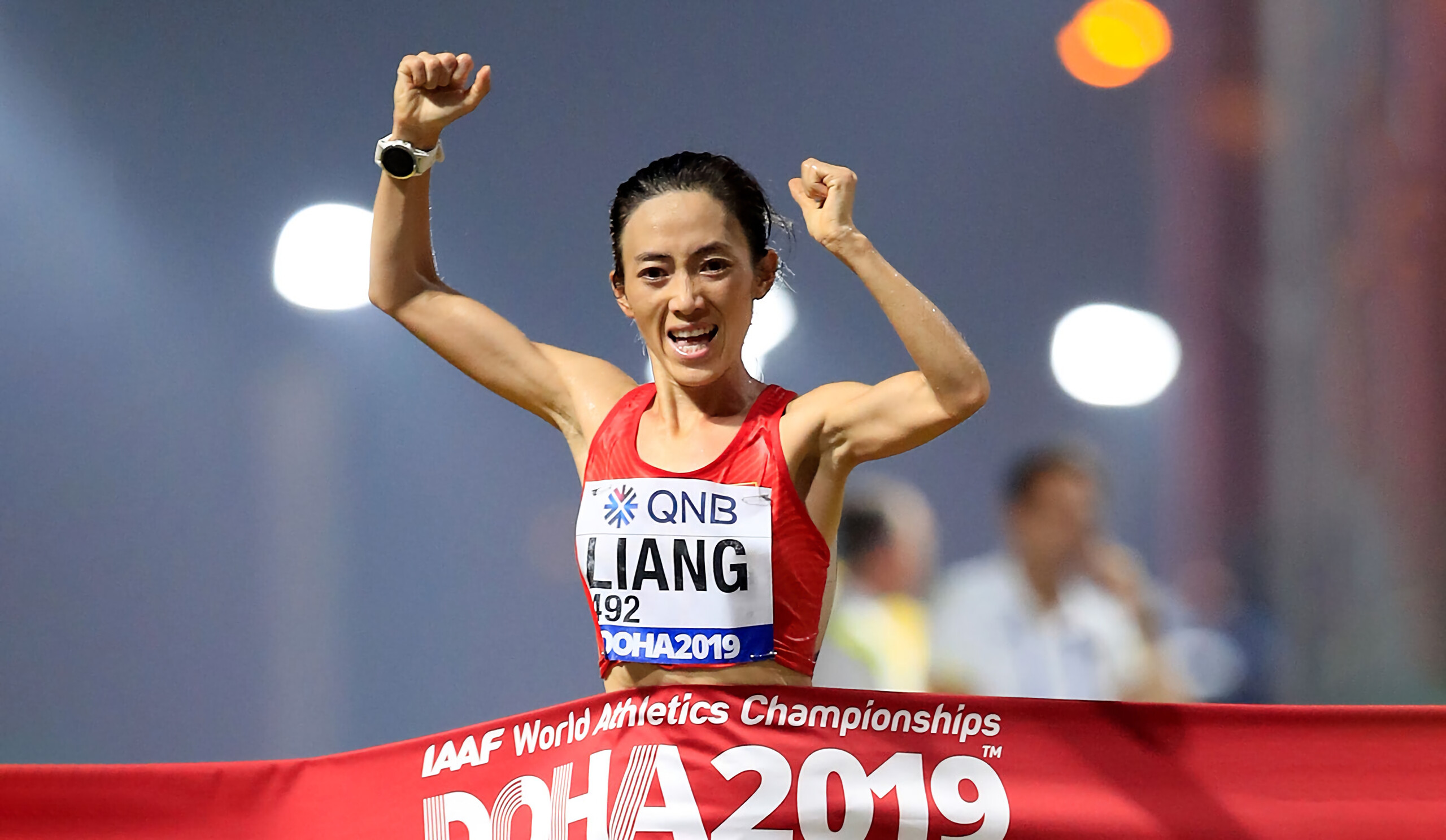 Doha 2019, Liang Rui Wallpaper, 2560x1490 HD Desktop