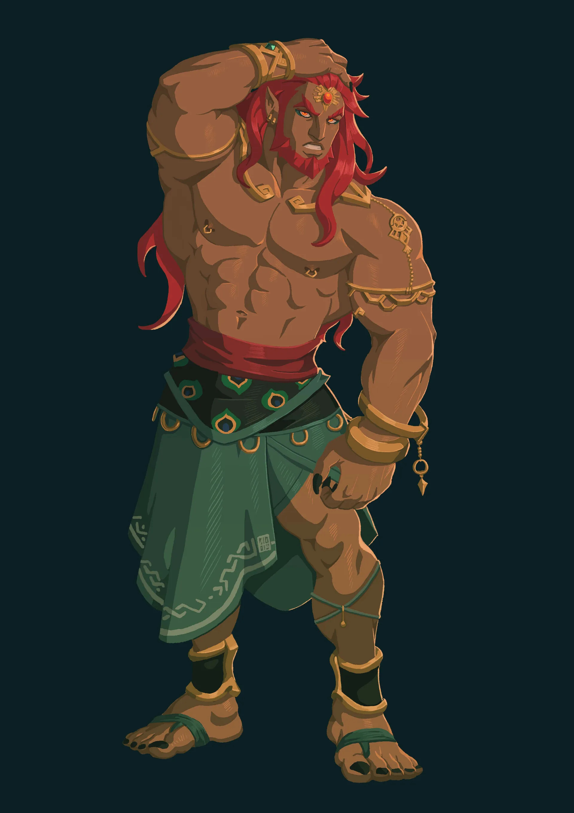 Ganondorf, Zelda Breath of the Wild 2, Gaming villain, Epic adventure, 1920x2720 HD Phone