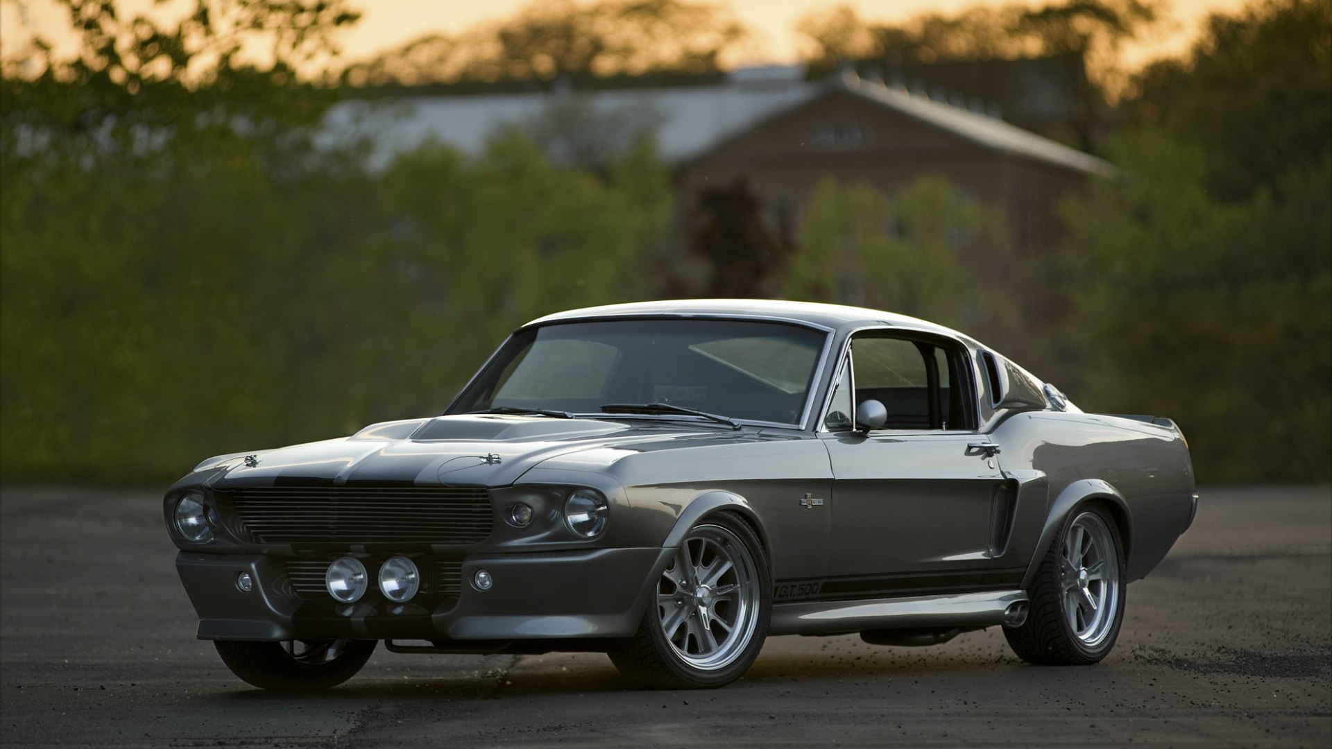 GT500 Eleanor, Automotive allure, Muscle car power, Shelby's masterpiece, Era-defining design, 1920x1080 Full HD Desktop