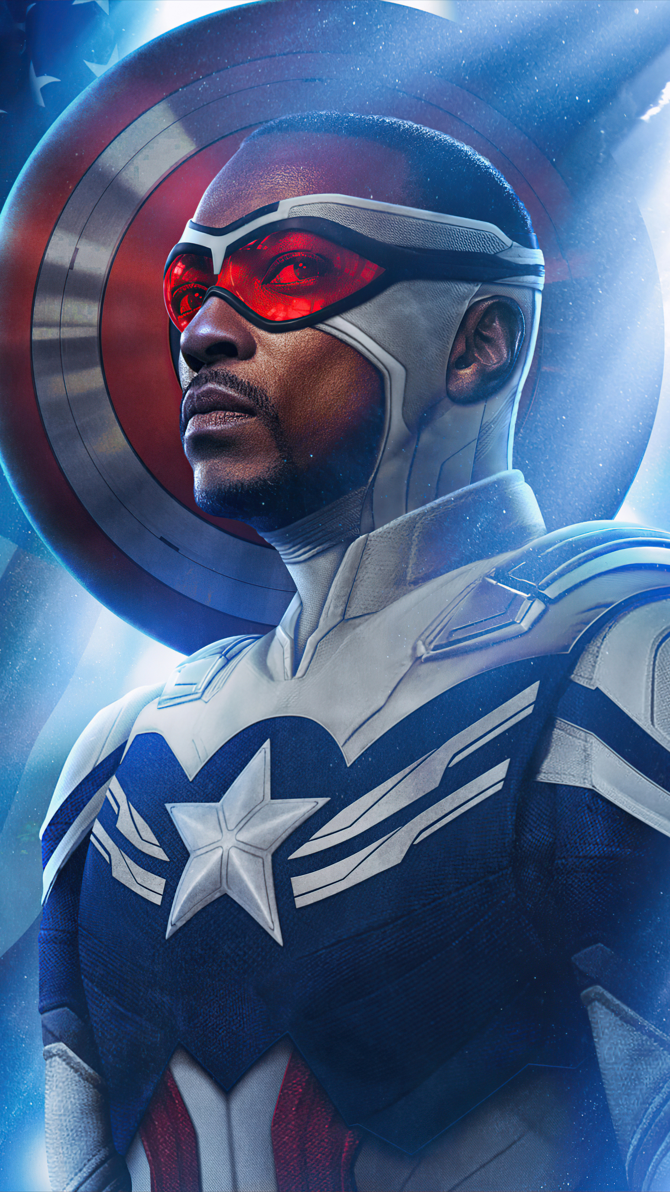 Falcon Captain America, Sony Xperia, HD wallpapers, 2160x3840 4K Phone