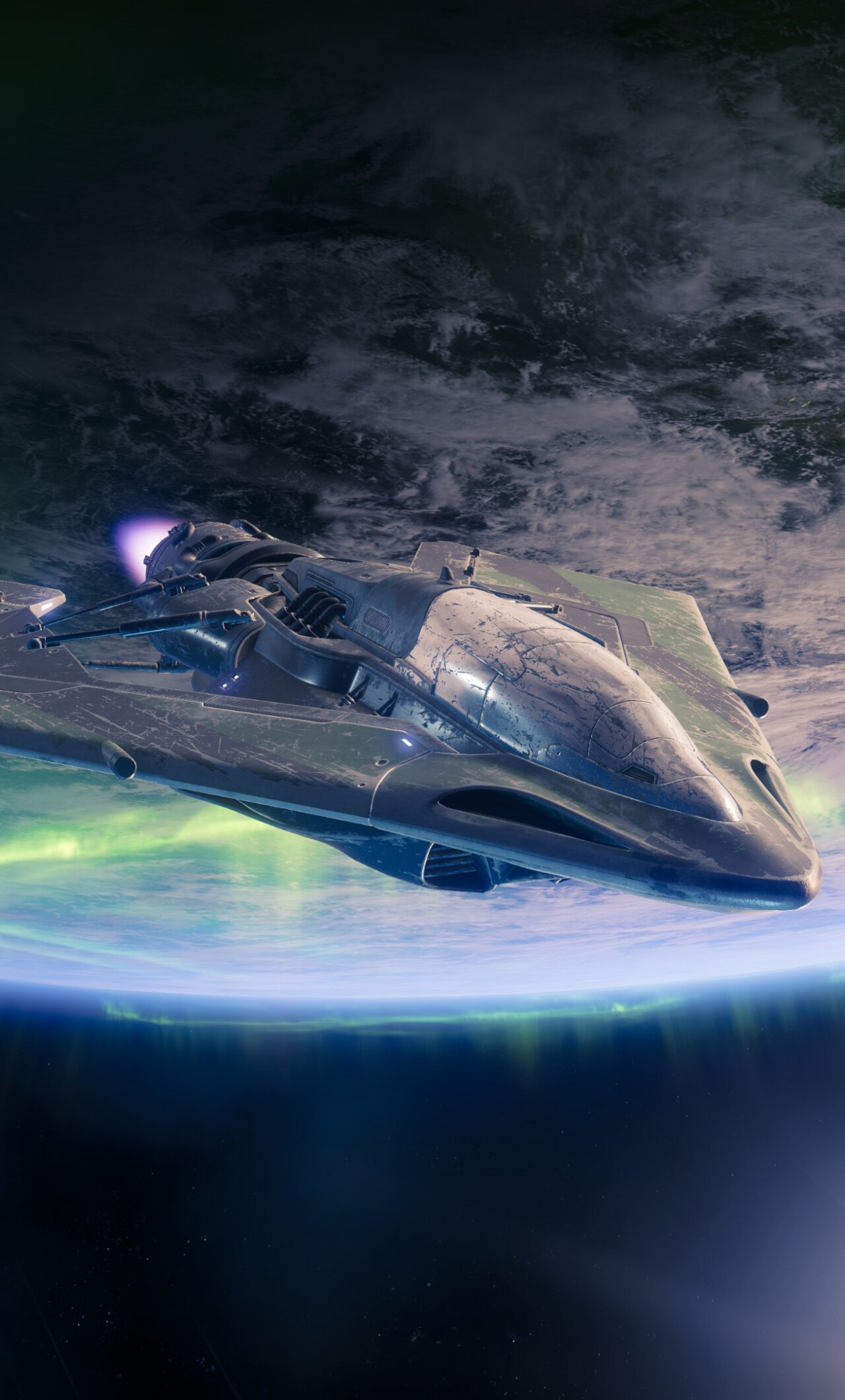 Wallpaper Destiny 2, Game planet, Spaceship, 1280x2120 HD Phone