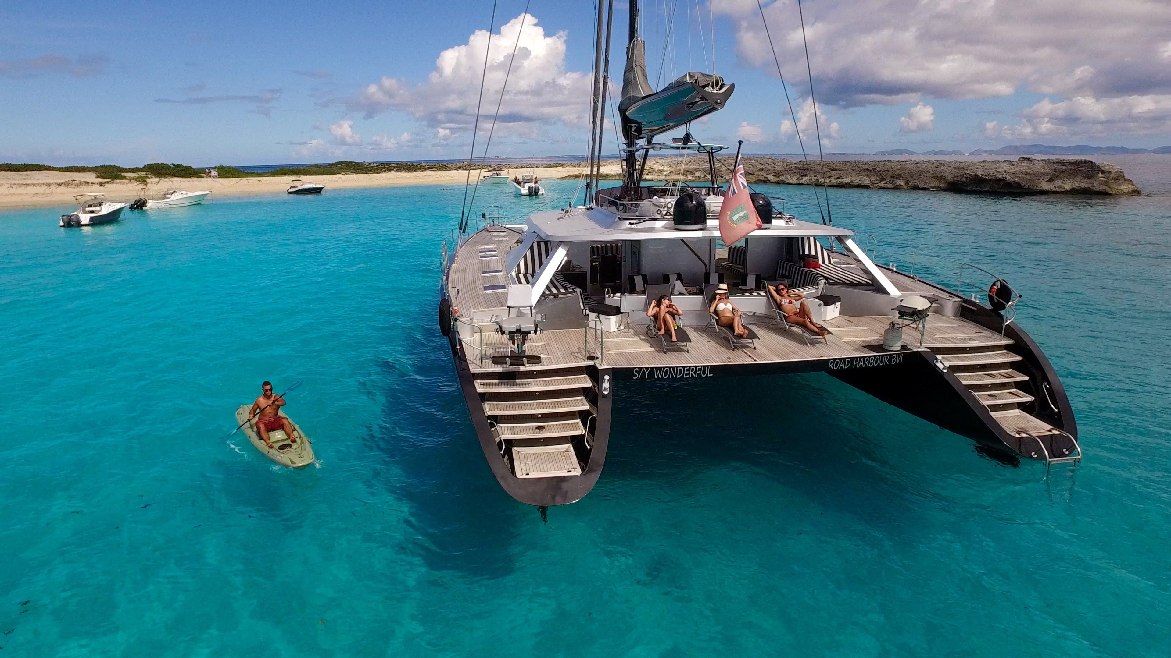 Catamaran, Yacht Wallpaper, 3840x2160 4K Desktop