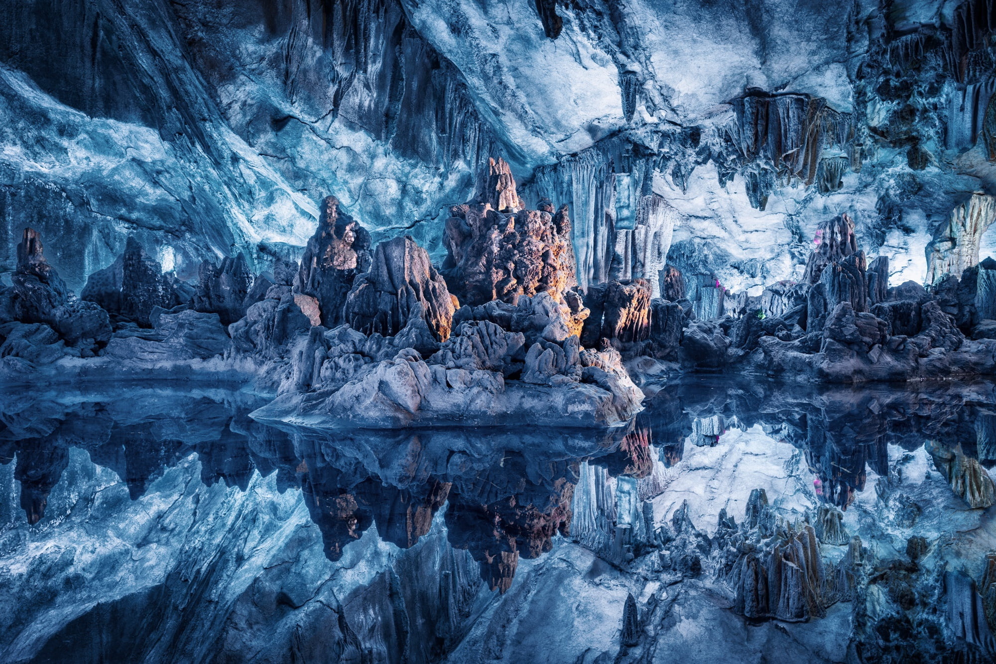 Reed Flute Cave, Ice Cave Wallpaper, 2000x1340 HD Desktop