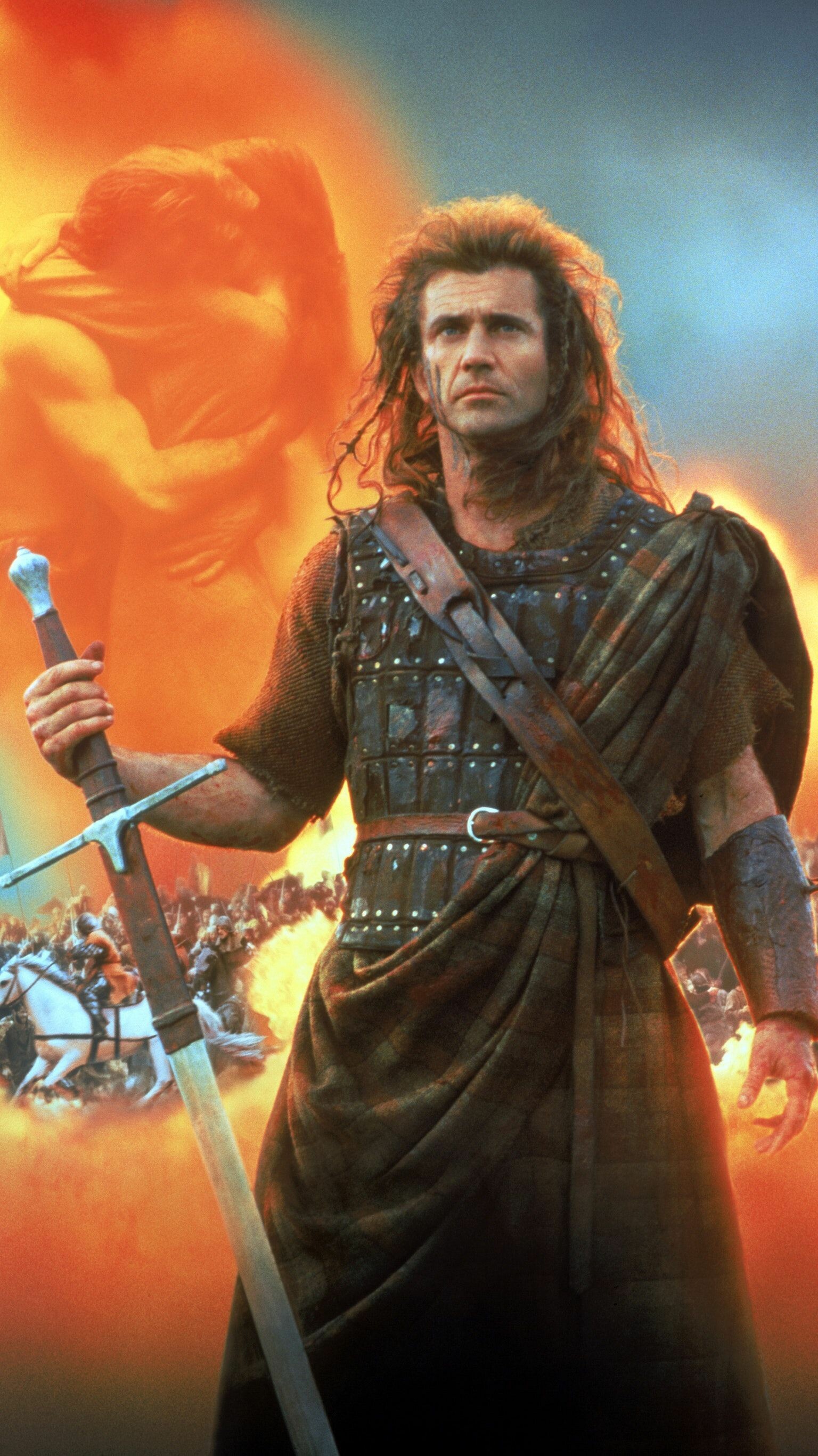 Braveheart, 4K resolution, Majestic imagery, Immersive visuals, 1540x2740 HD Phone