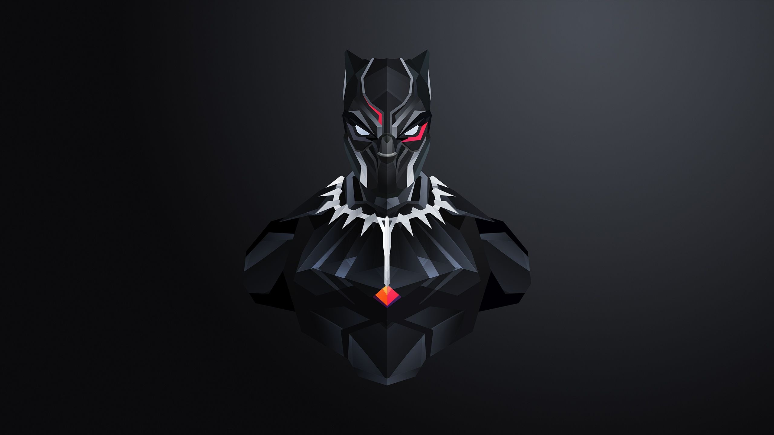 Black Panther, Justin Maller Wallpaper, 2560x1440 HD Desktop