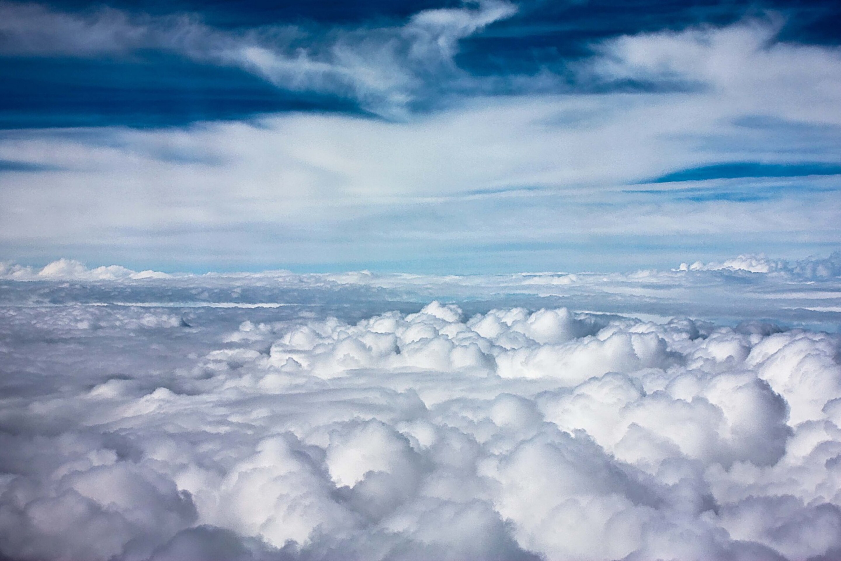 Sky-high perspective, Clouds Wallpaper, 2880x1920 HD Desktop