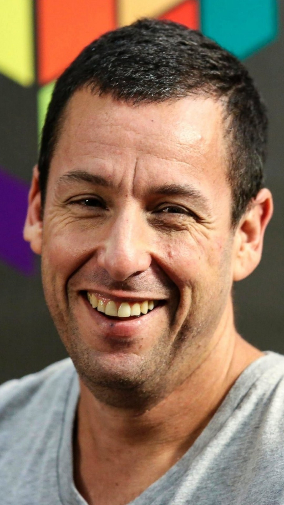 Adam Sandler actor, Smiling wallpapers, iPhone 8, Xperia Z, 1080x1920 Full HD Phone