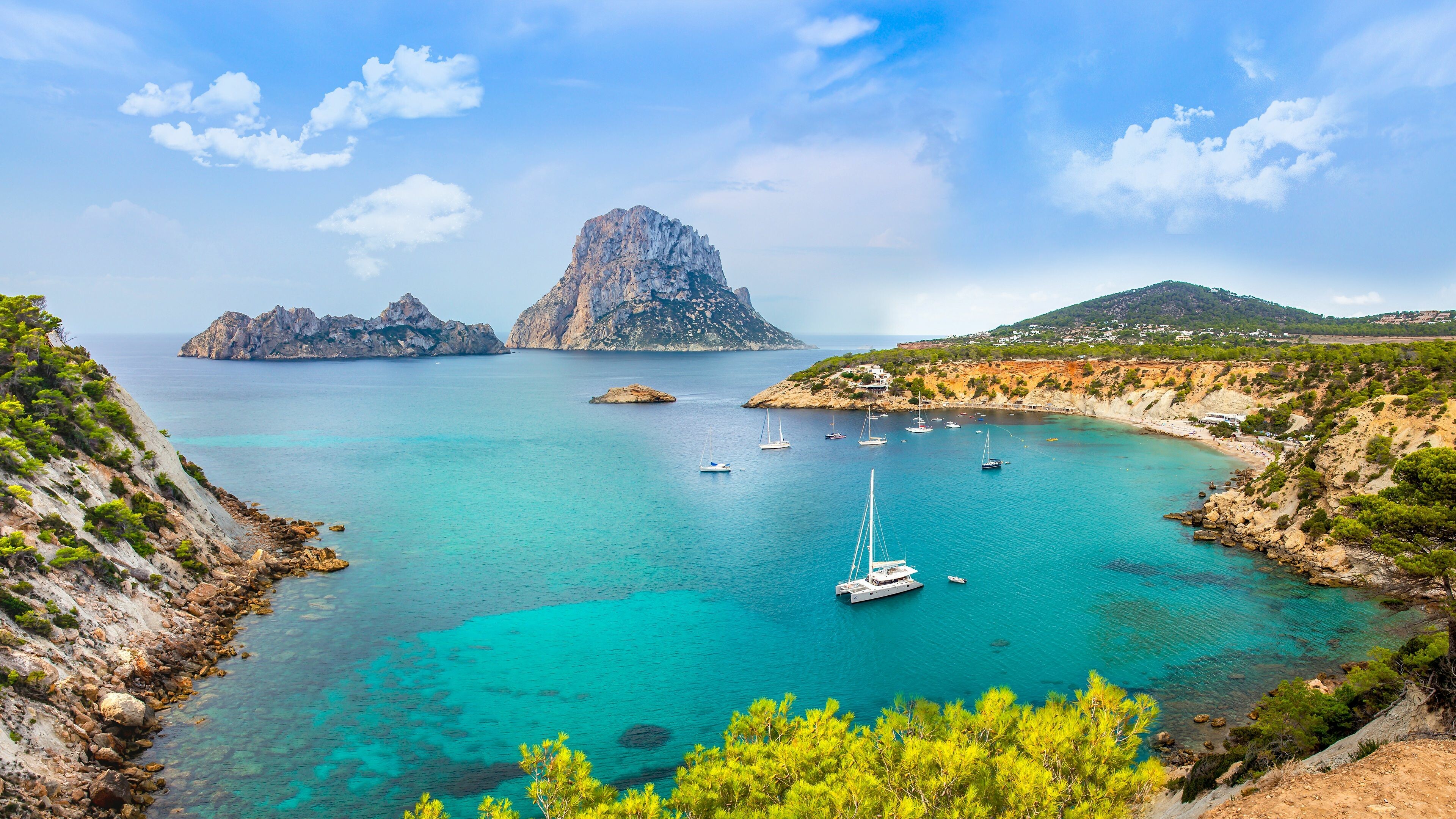 Es Vedra, Ibiza Wallpaper, 3840x2160 4K Desktop