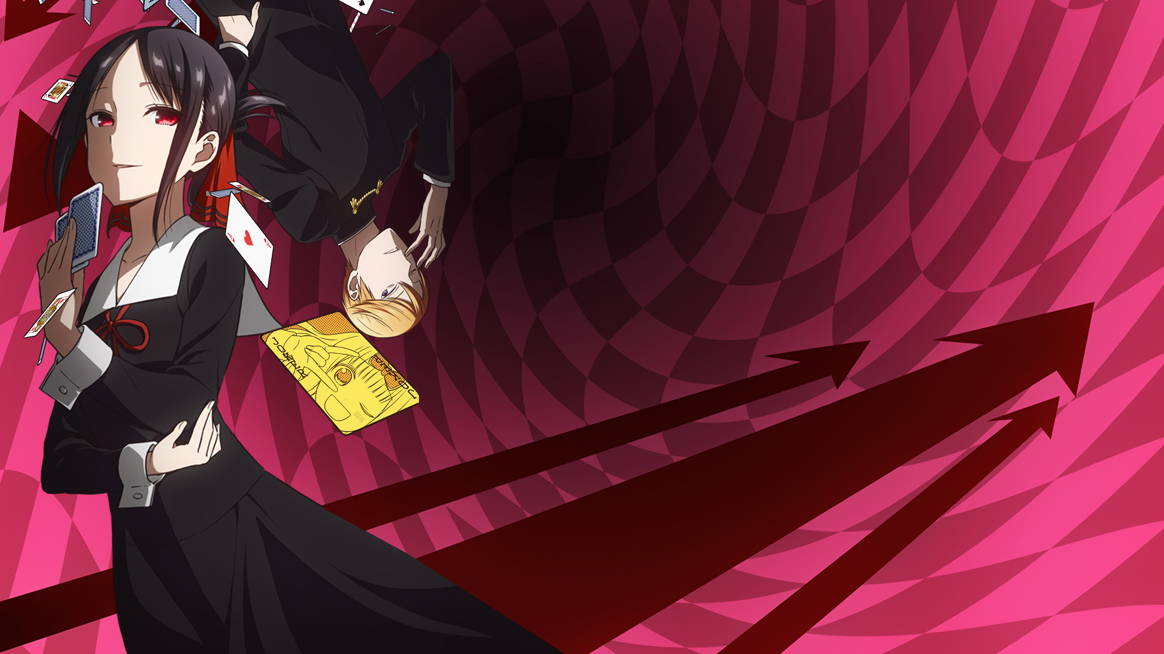 Love is war kaguya sama, top free love is war kaguya sama, anime, 3840x2160 4K Desktop