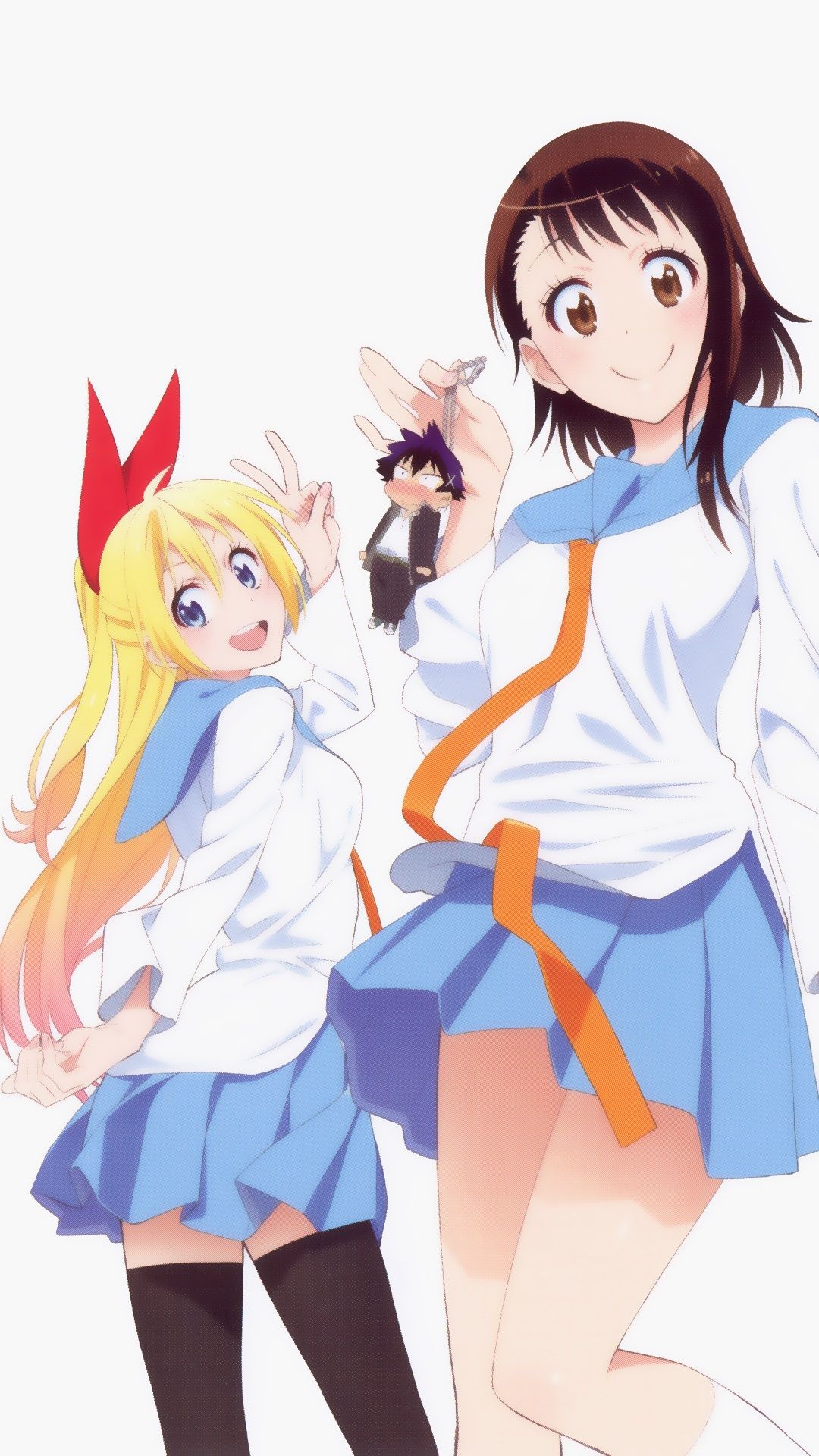 Nisekoi: False Love anime, Intriguing storyline, Hilarious moments, Romantic twists, 1080x1920 Full HD Phone