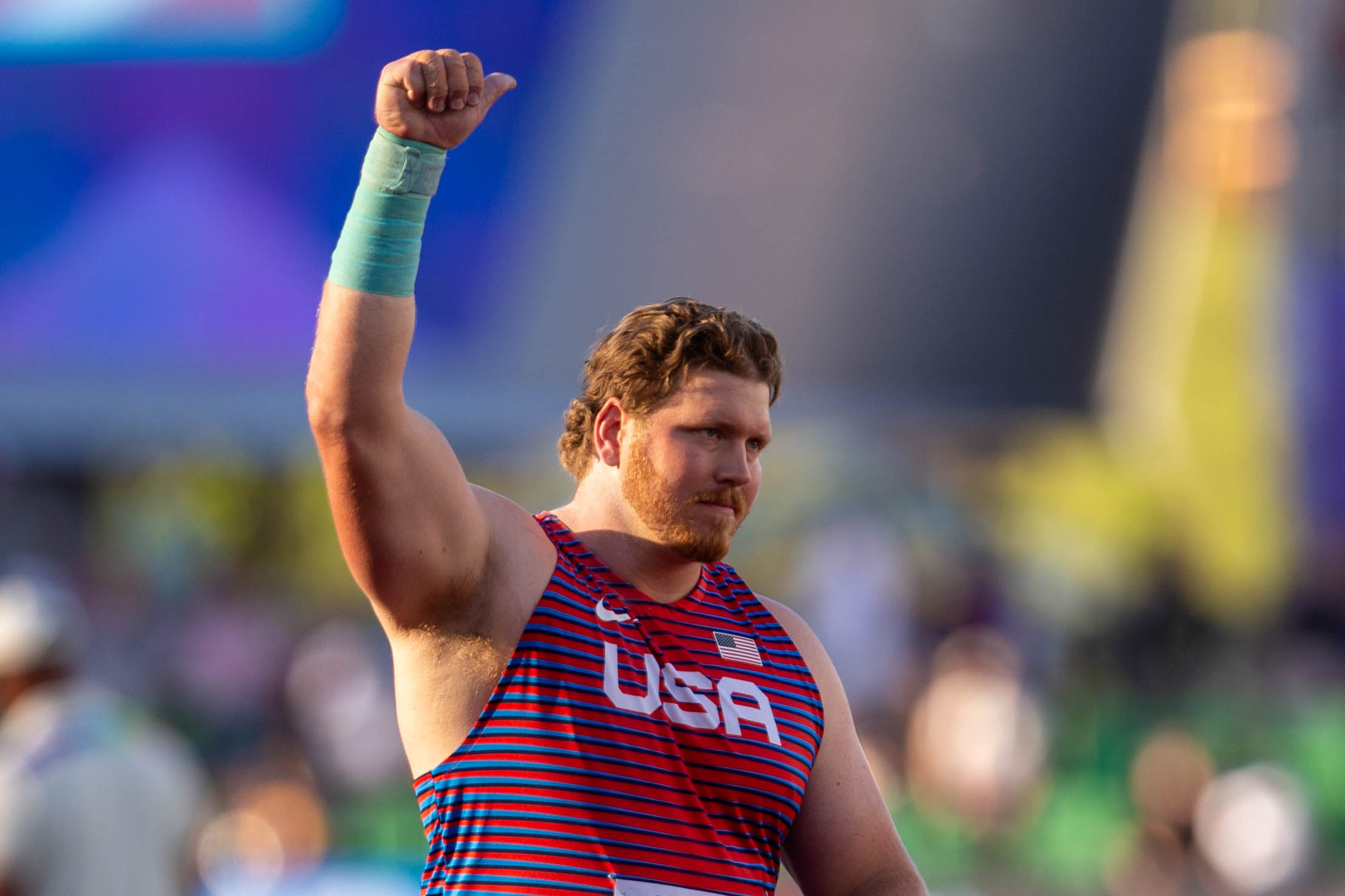 Ryan Crouser, Shot put, World Athletics Championships, Qualifiers, 2220x1480 HD Desktop