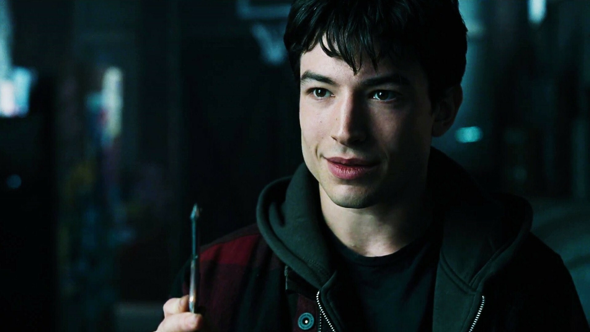 Ezra Miller, Justice League wallpaper, Powerful superhero, Bold colors, 1920x1080 Full HD Desktop