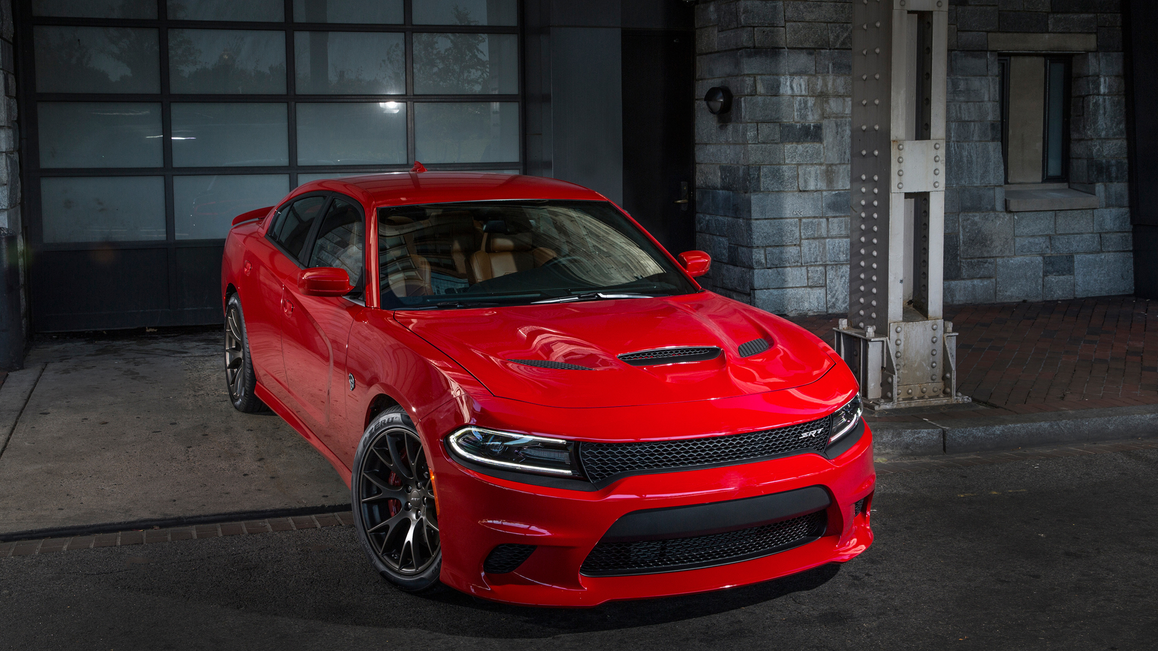 Garage, Dodge Charger Wallpaper, 3840x2160 4K Desktop