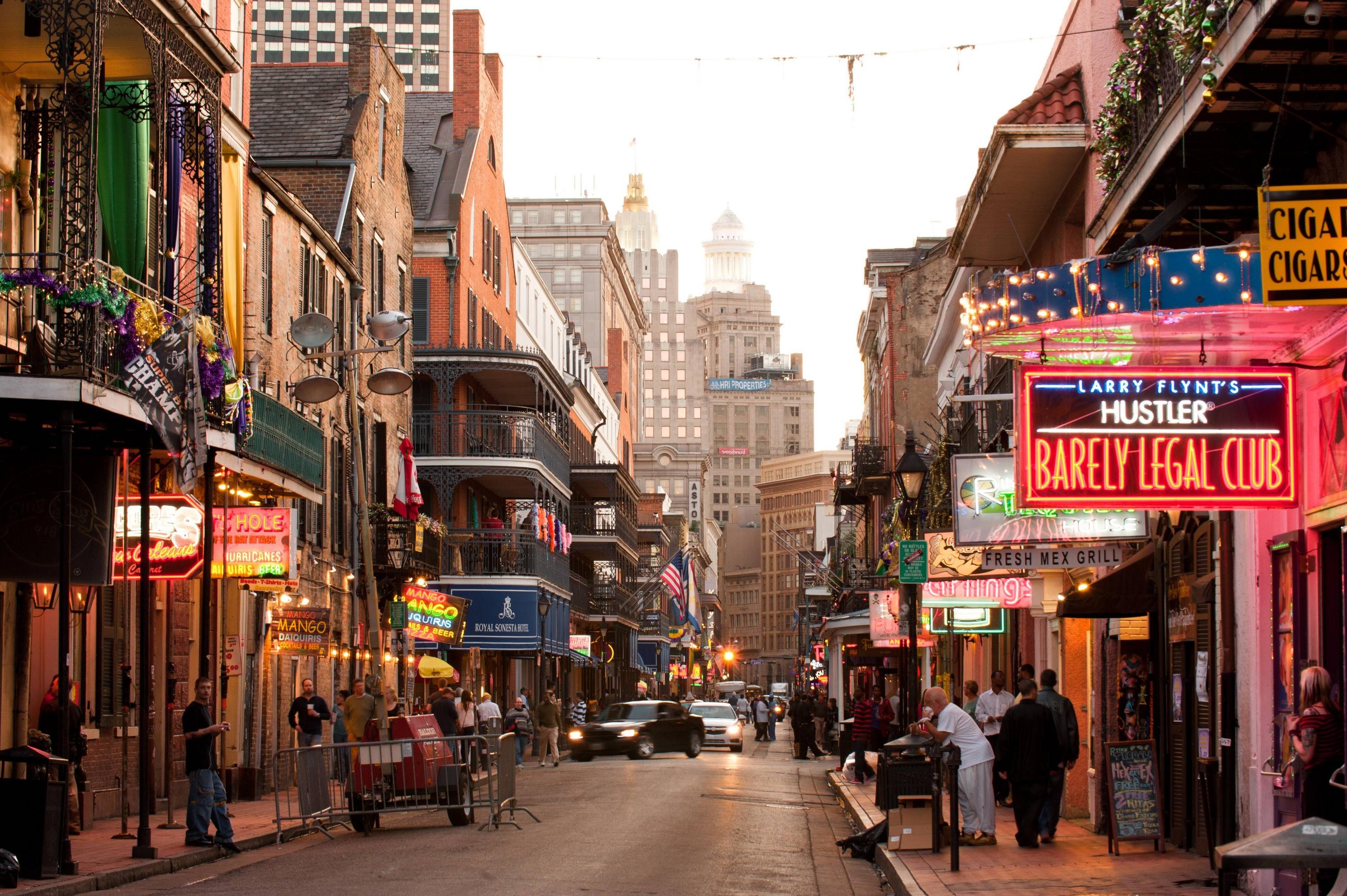 Bourbon Street, New Orleans Wallpaper, 2980x1990 HD Desktop