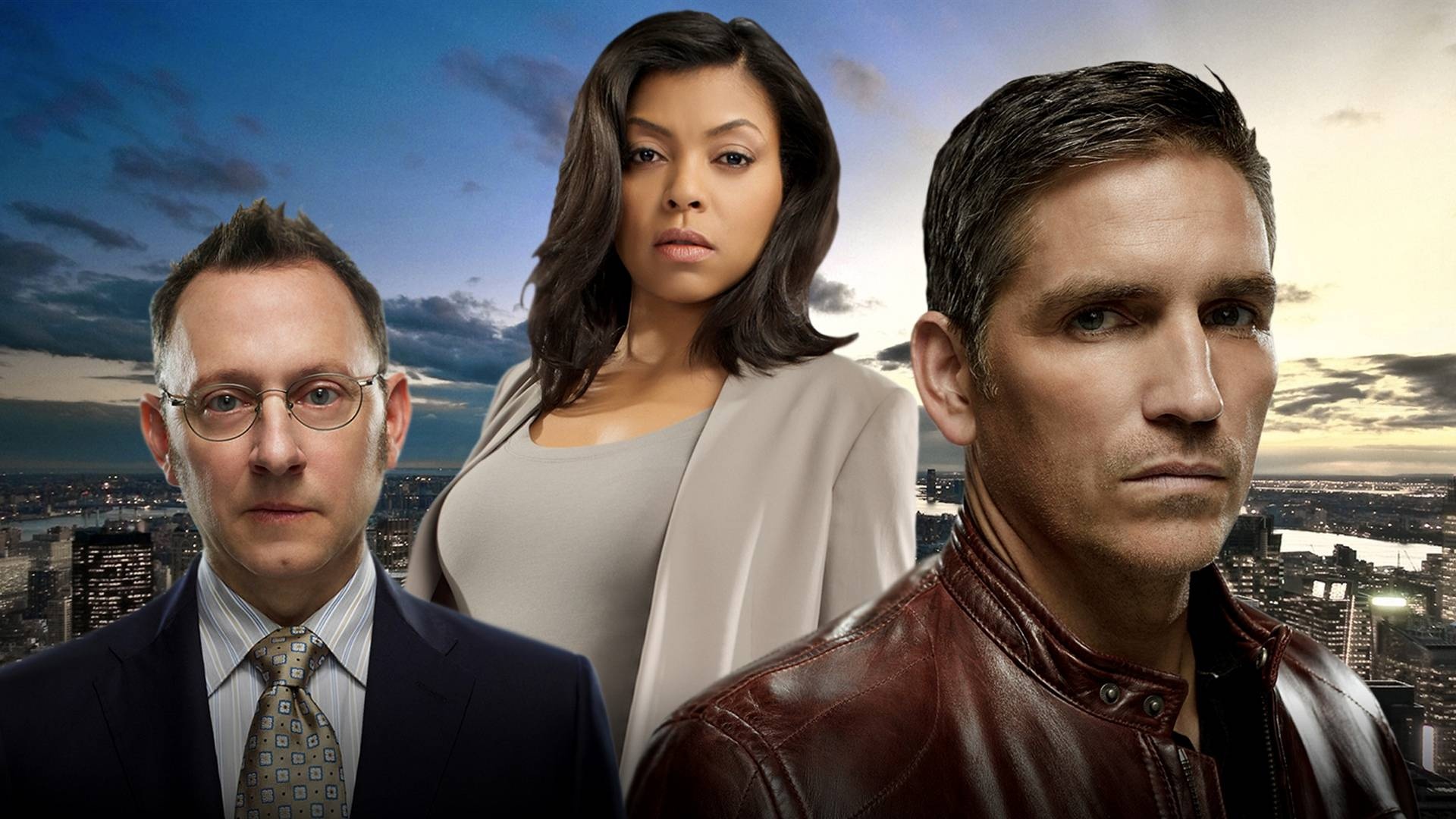 Jim Caviezel, Michael Emerson, Person of Interest, Taraji P. Henson, 1920x1080 Full HD Desktop