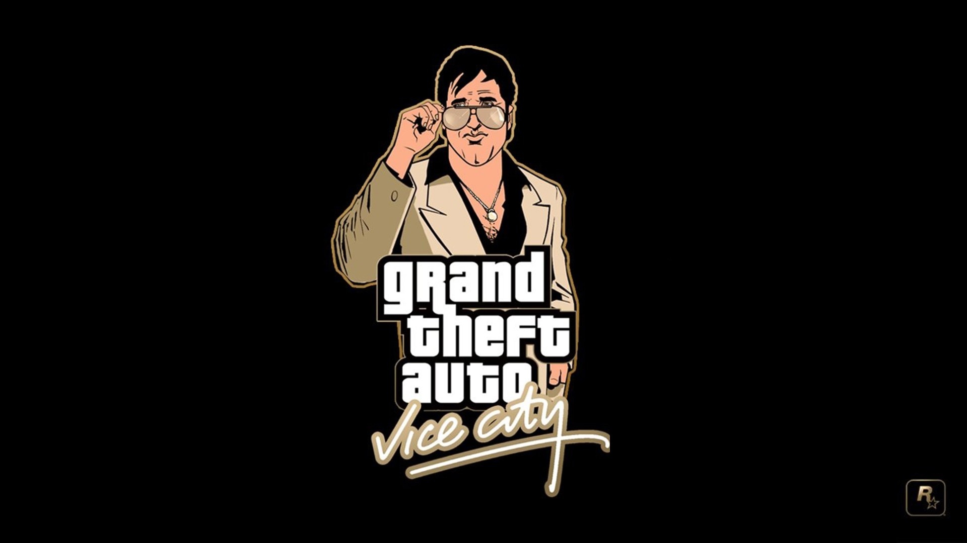 GTA: Vice City, Wallpaper, Illustration, Video games, 1920x1080 Full HD Desktop