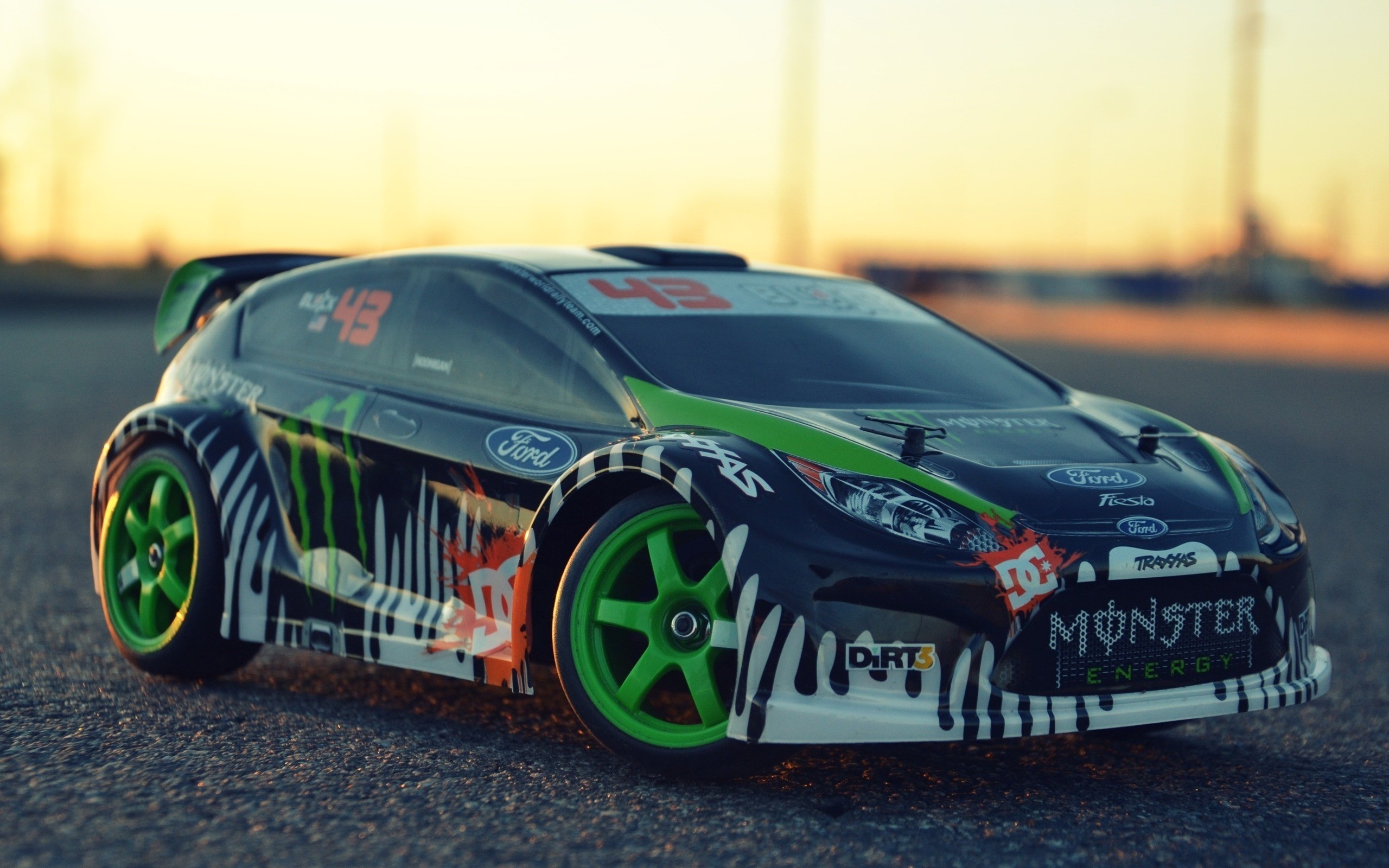 RC Drift Car, Ford Fiesta Wallpaper, 2560x1600 HD Desktop