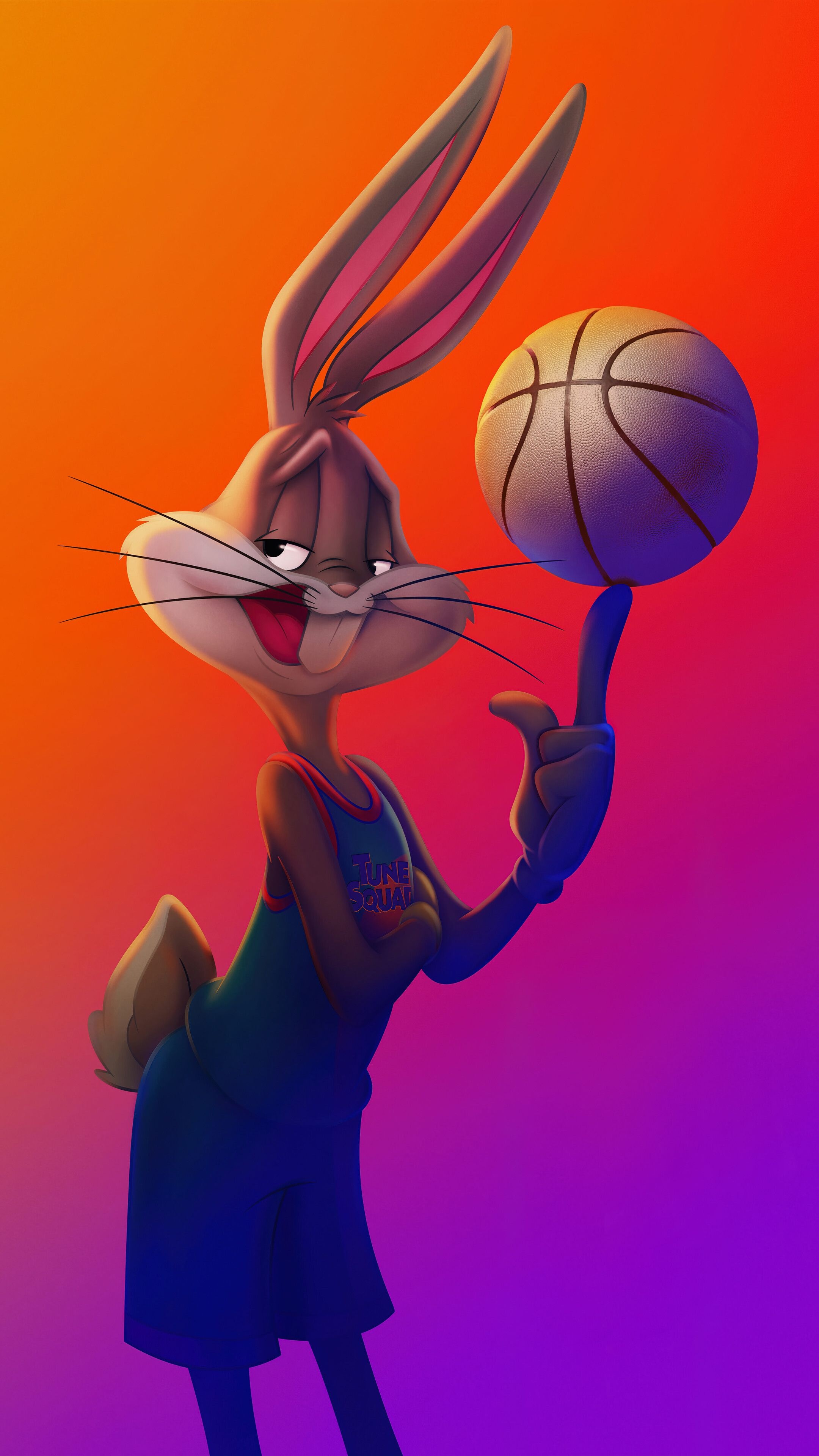 Looney Tunes wallpaper, Bunny characters, Space Jam, Cartoon nostalgia, 2160x3840 4K Phone