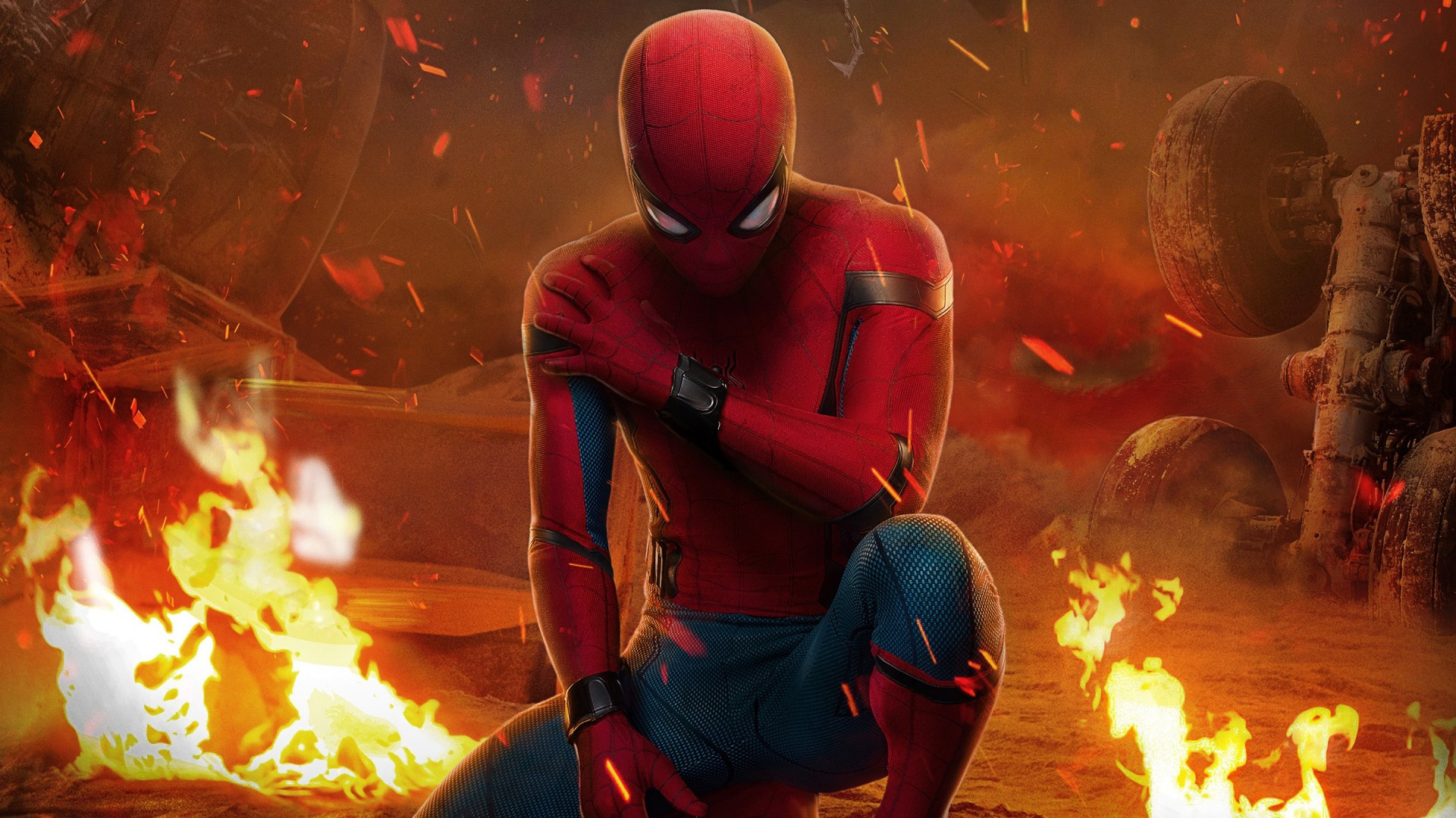 Spider Man: Homecoming, Tom Holland, Widescreen wallpapers, Spectacular visuals, 1920x1080 Full HD Desktop