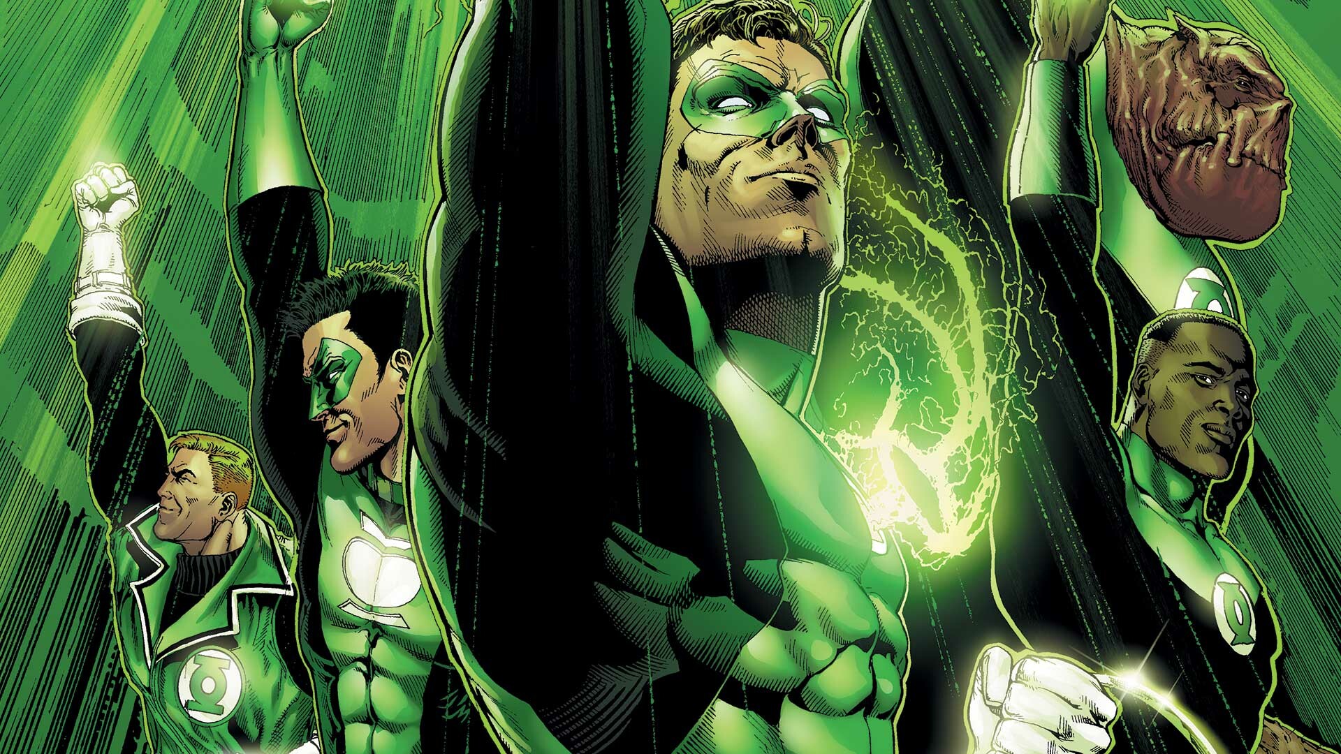 Green Lantern comics, New 52 wallpapers, DC Comics reboot, Fresh storyline, 1920x1080 Full HD Desktop