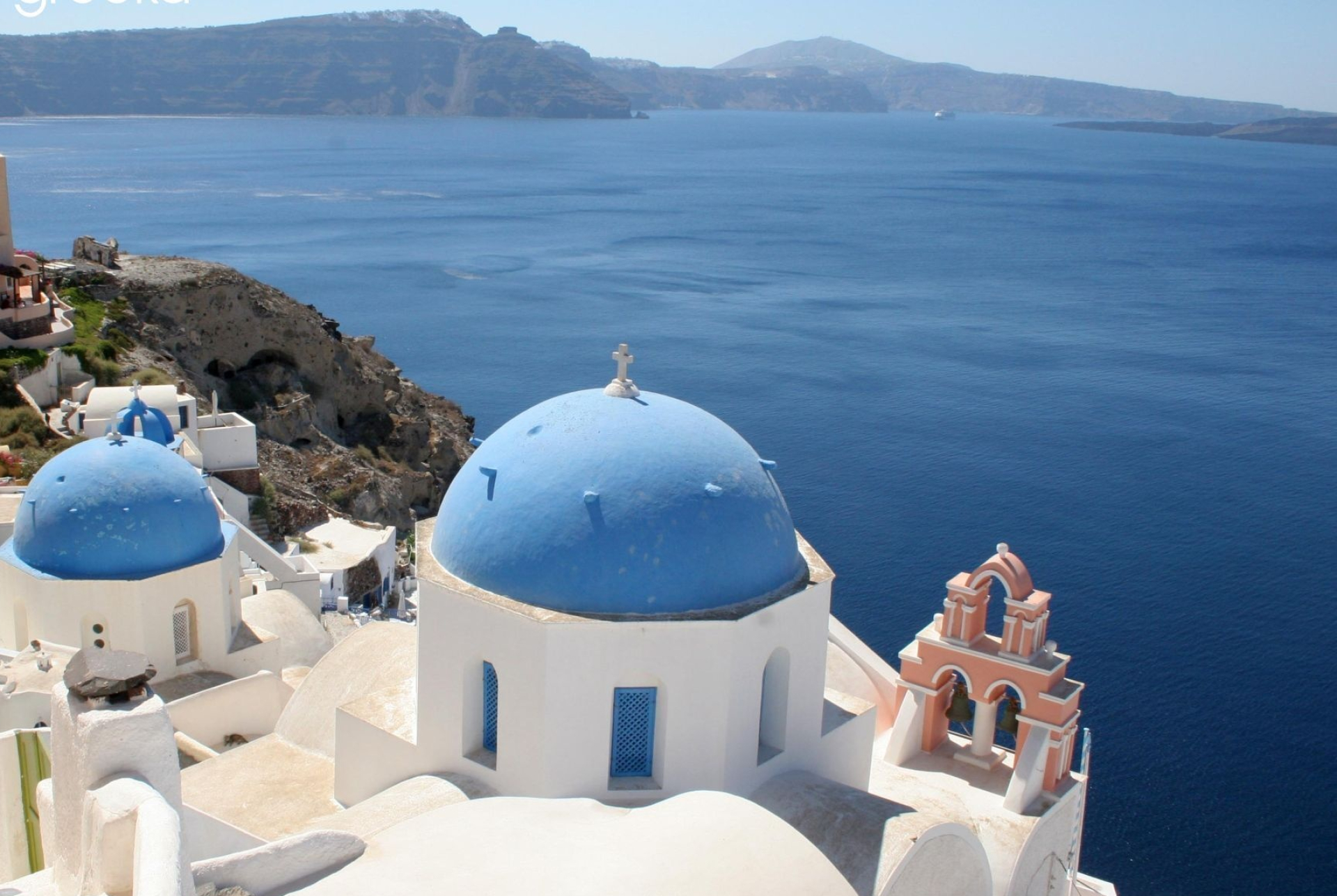 Blue Domes of Oia, photos of oia blue dome, 1920x1290 HD Desktop