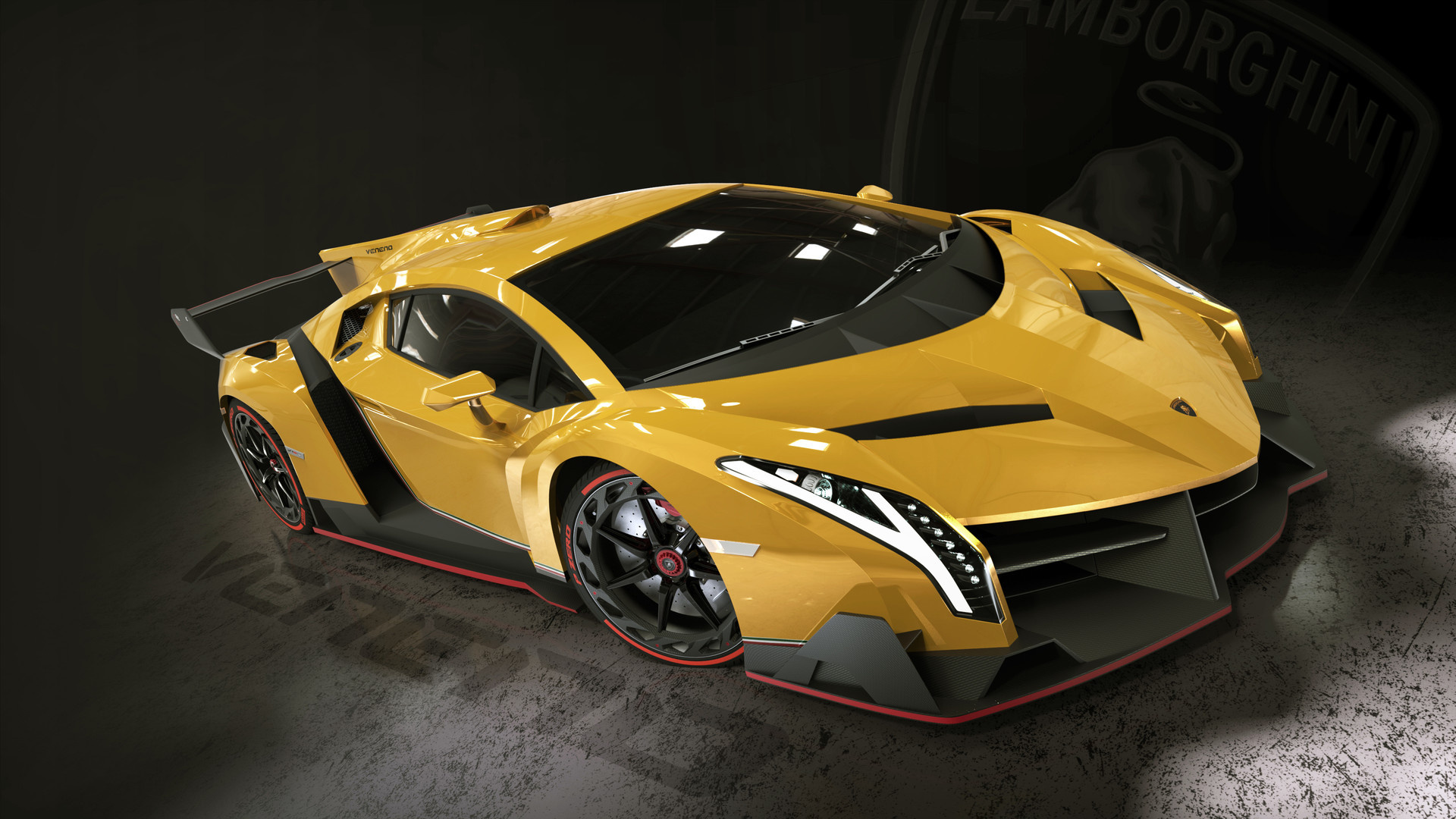 ArtStation, Lamborghini Veneno Wallpaper, 1920x1080 Full HD Desktop