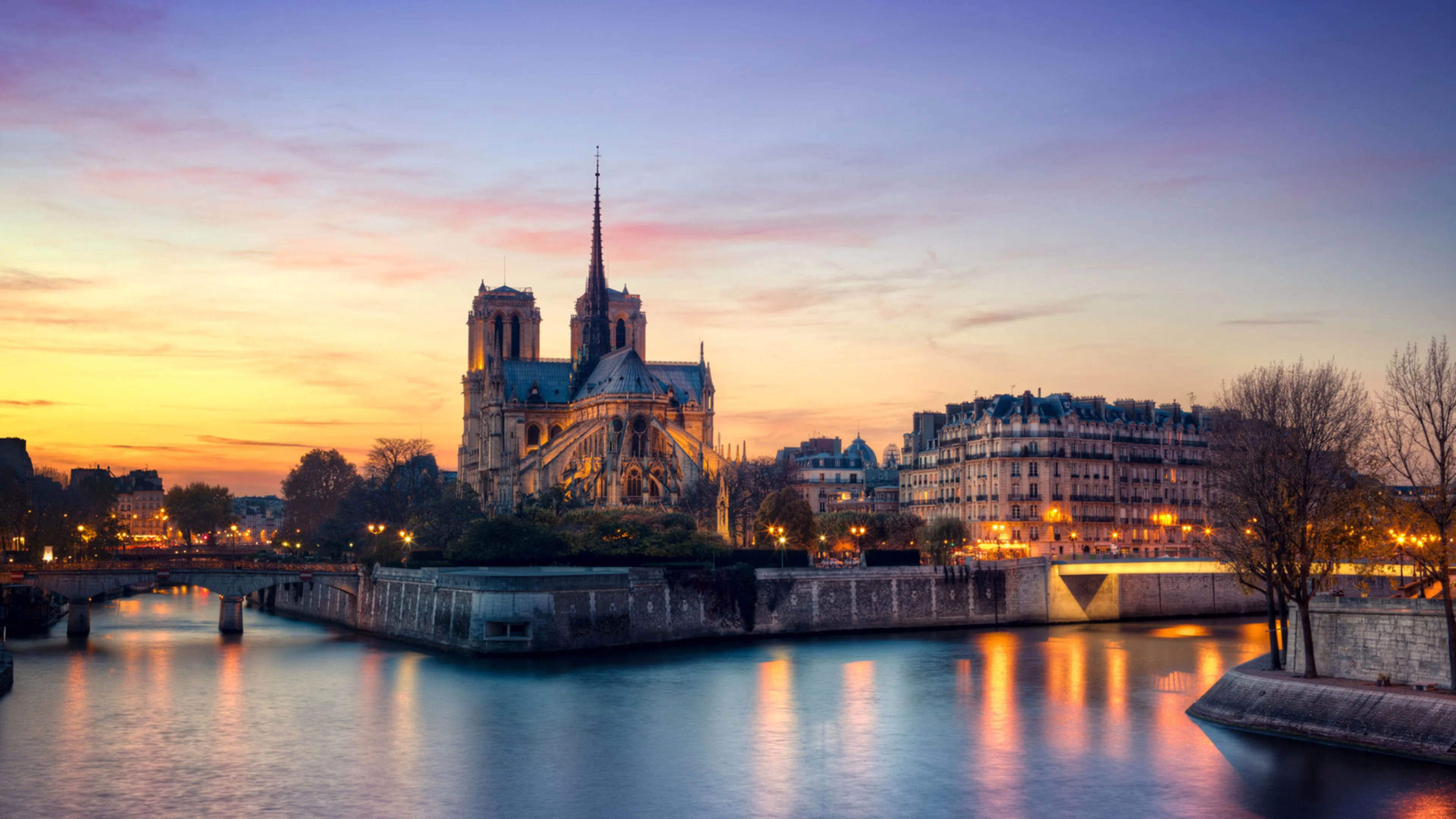 Pont de la Tournelle, Paris Wallpaper, 3840x2160 4K Desktop