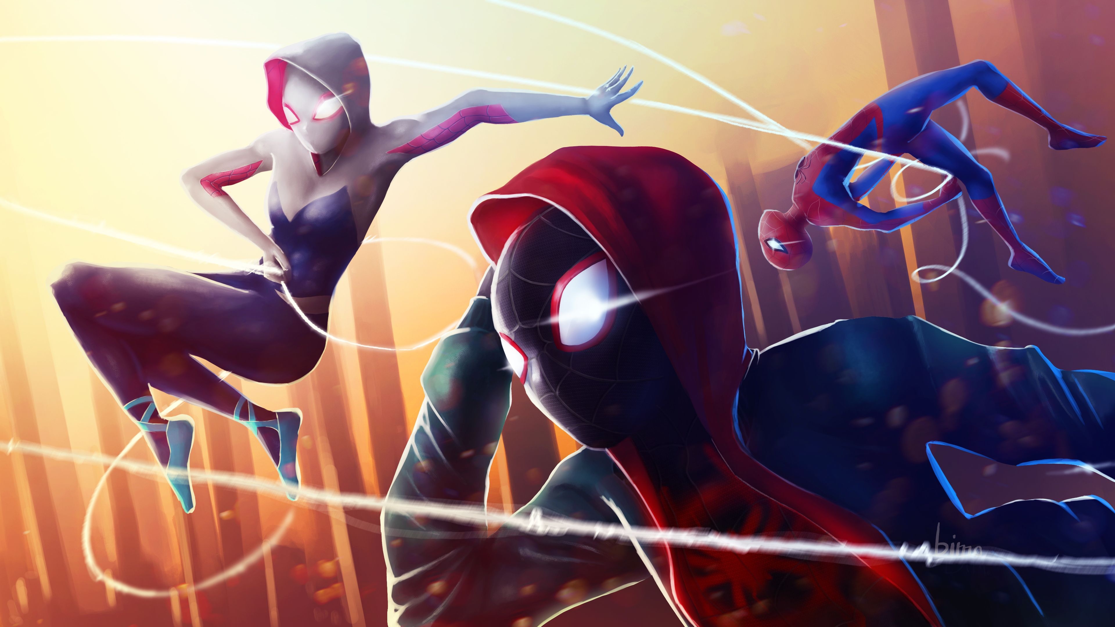 Spider-Verse, Super Heroes Wallpaper, 3840x2160 4K Desktop