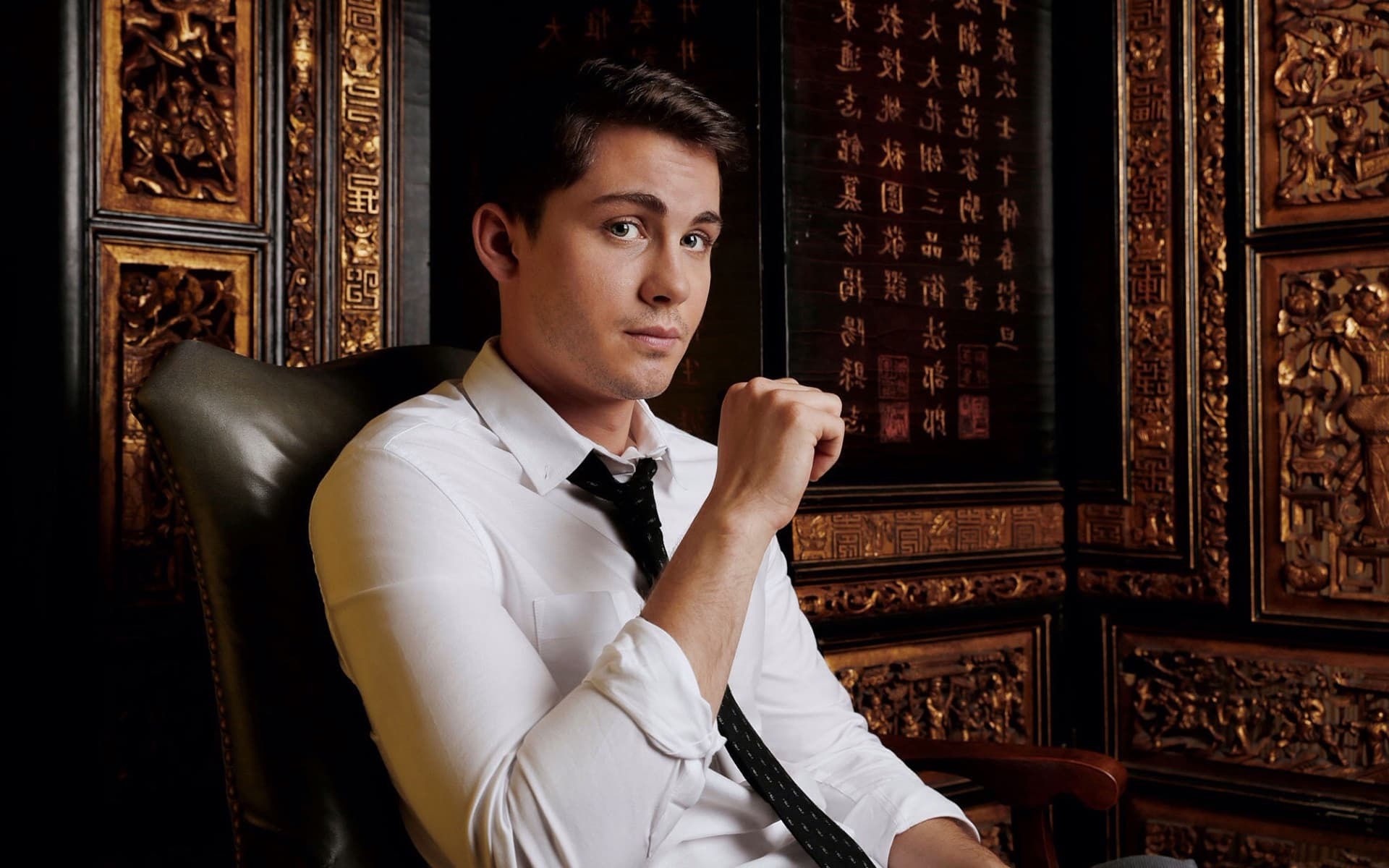 Logan Lerman, Celebrity HD wallpaper, 176 px, 1920x1200 HD Desktop