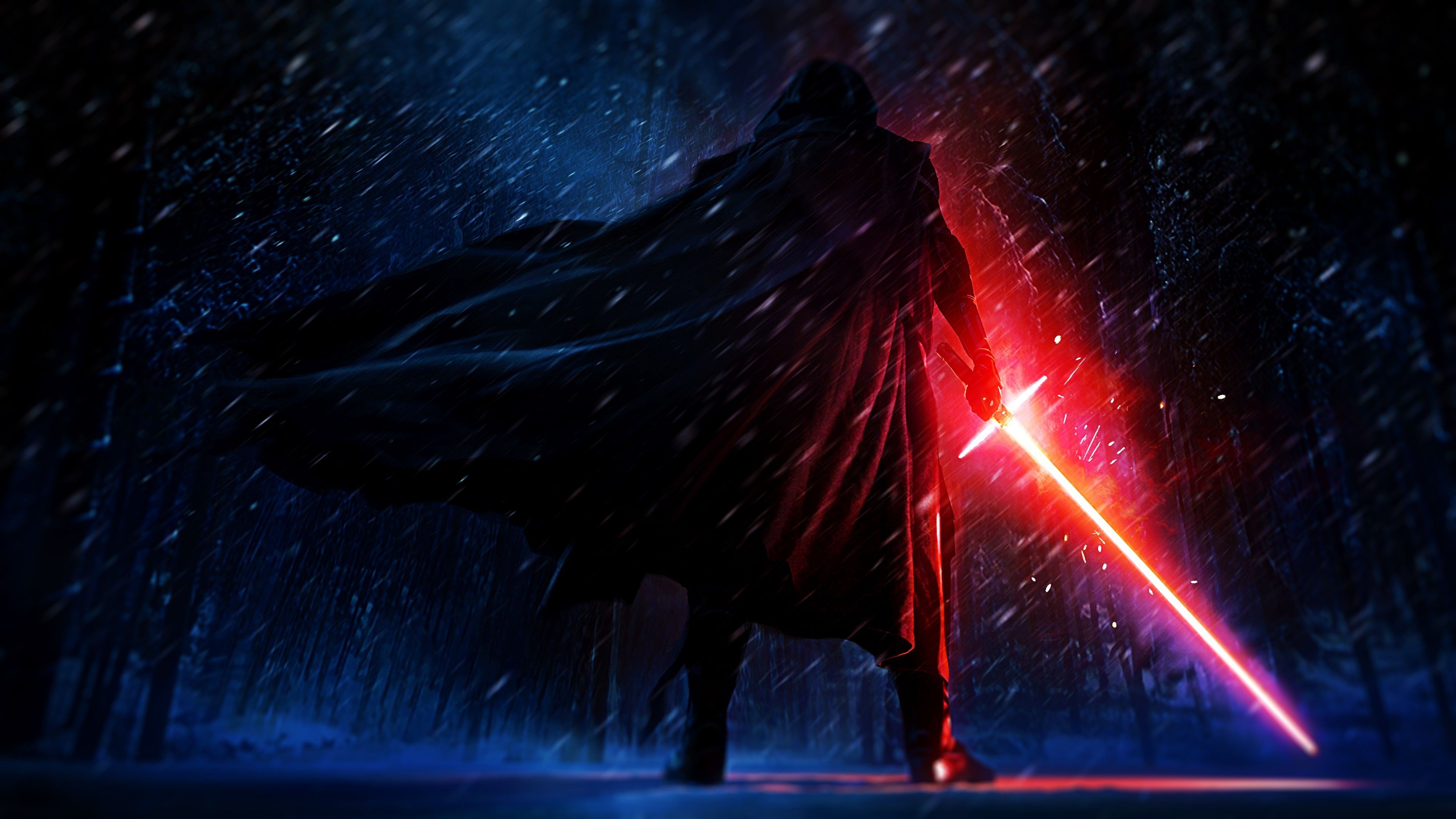 Lightsaber, Sith Wallpaper, 3840x2160 4K Desktop