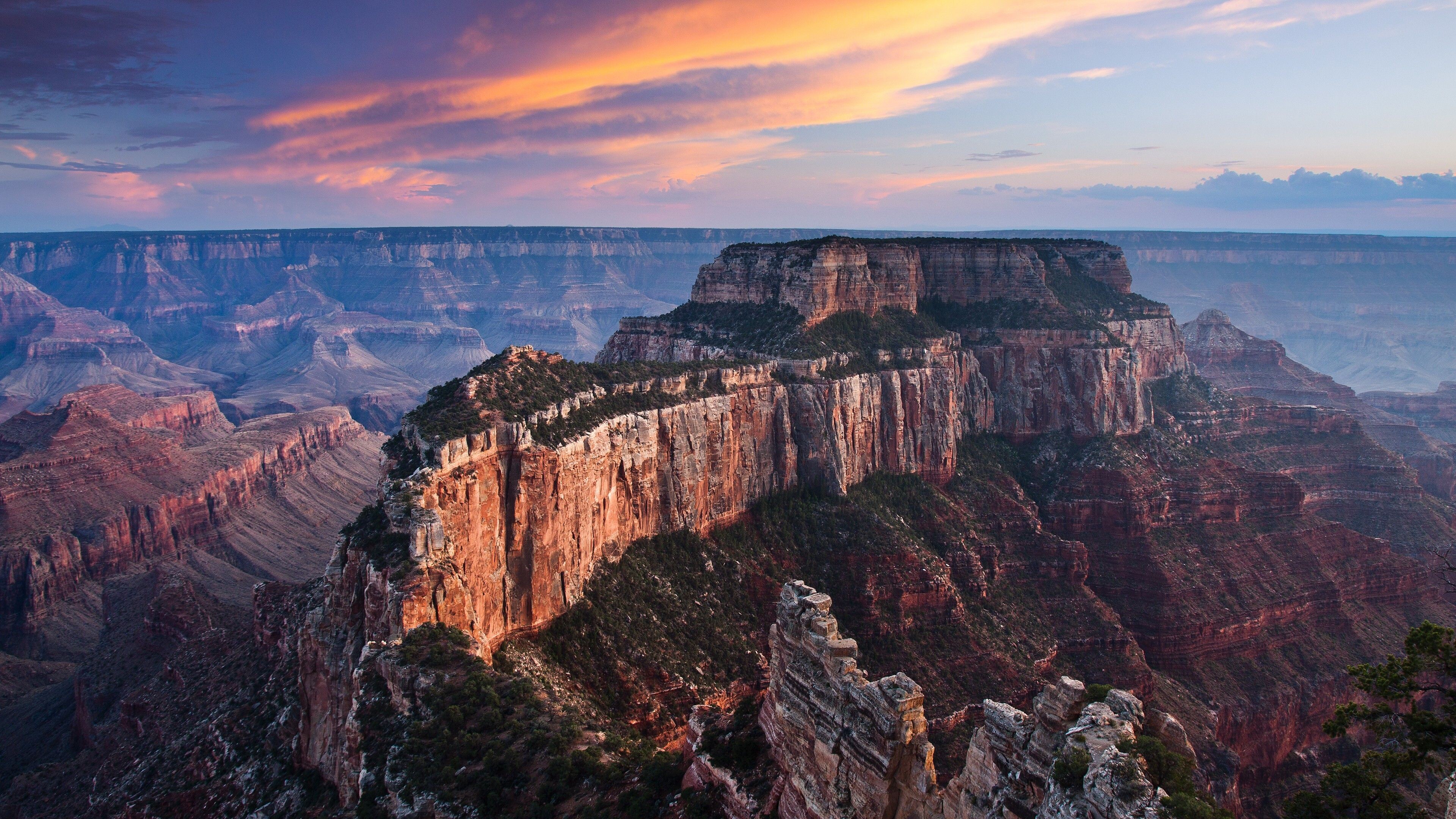 Grand Canyon North Rim, Geology Wallpaper, 3840x2160 4K Desktop