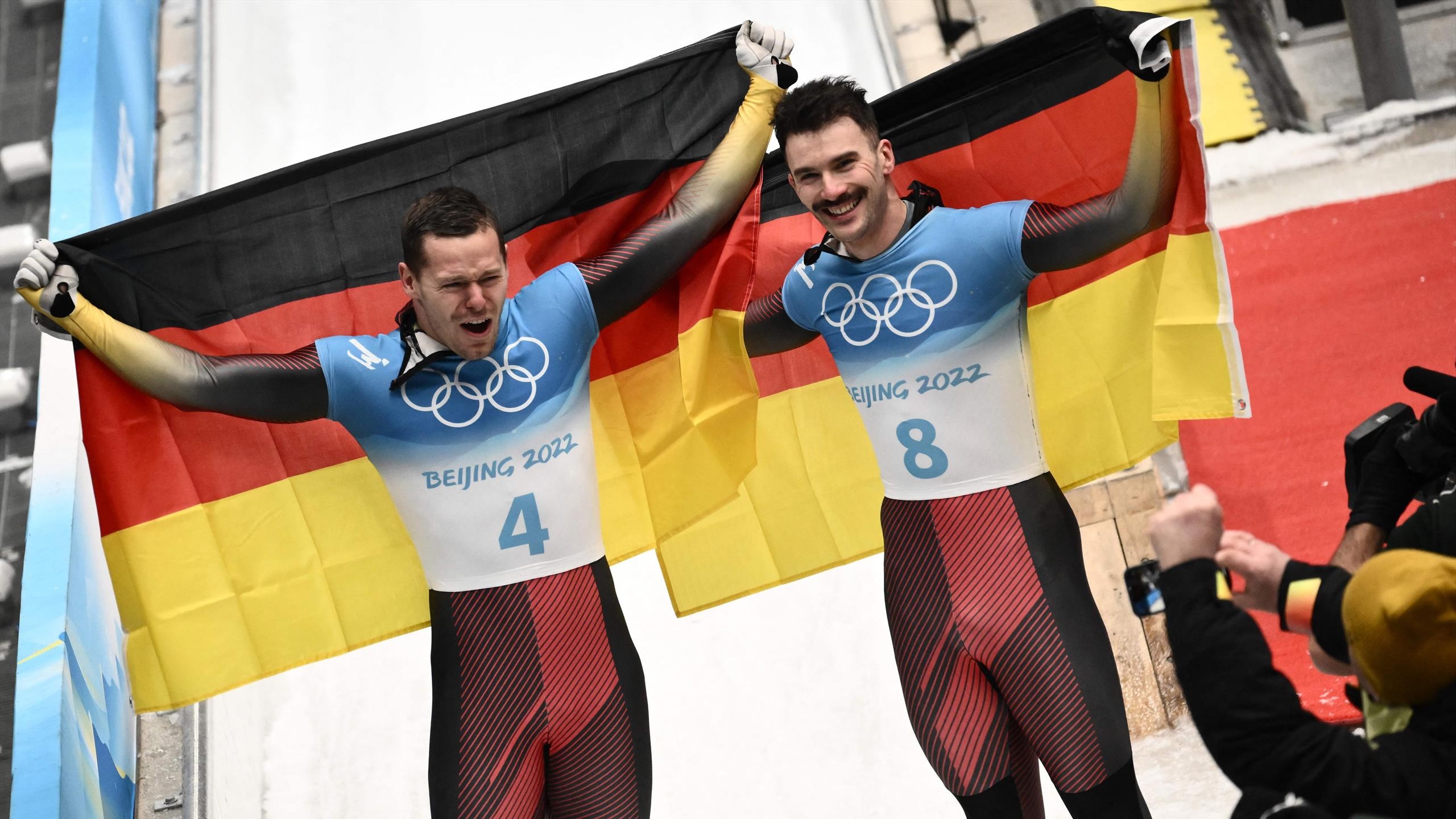 Christopher Grotheer, Olympia 2022, Doppelsieg, Entscheidung eurosport, 2560x1440 HD Desktop