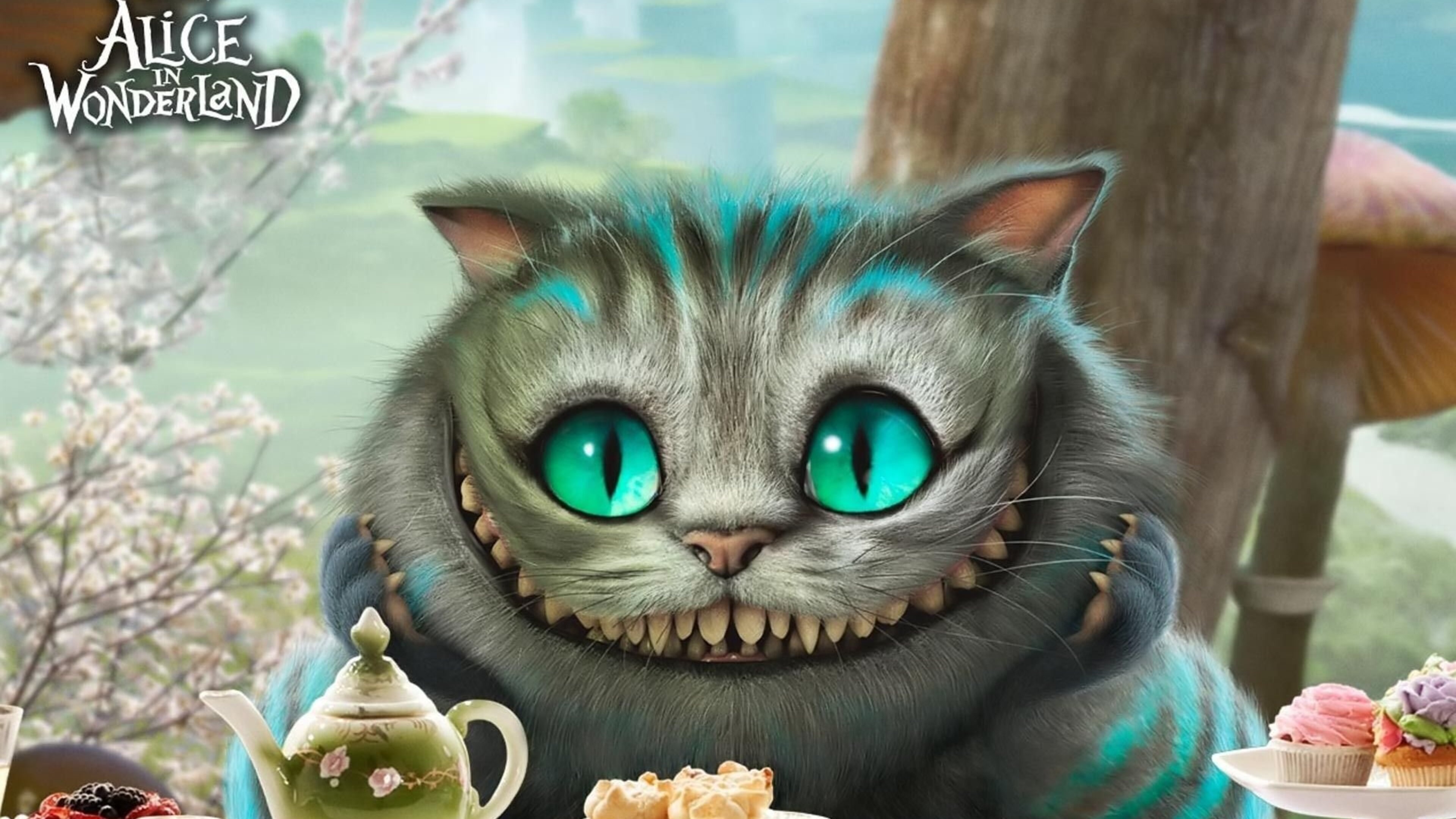 Cheshire Cat, Alice in Wonderland (Movie) Wallpaper, 3840x2160 4K Desktop