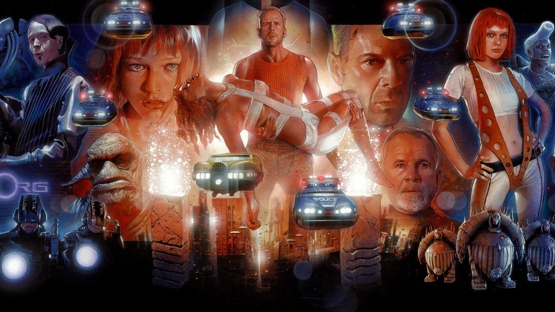 Luc Besson, Sci-fi film, Fifth element, Theatrical re-release, 1920x1080 Full HD Desktop