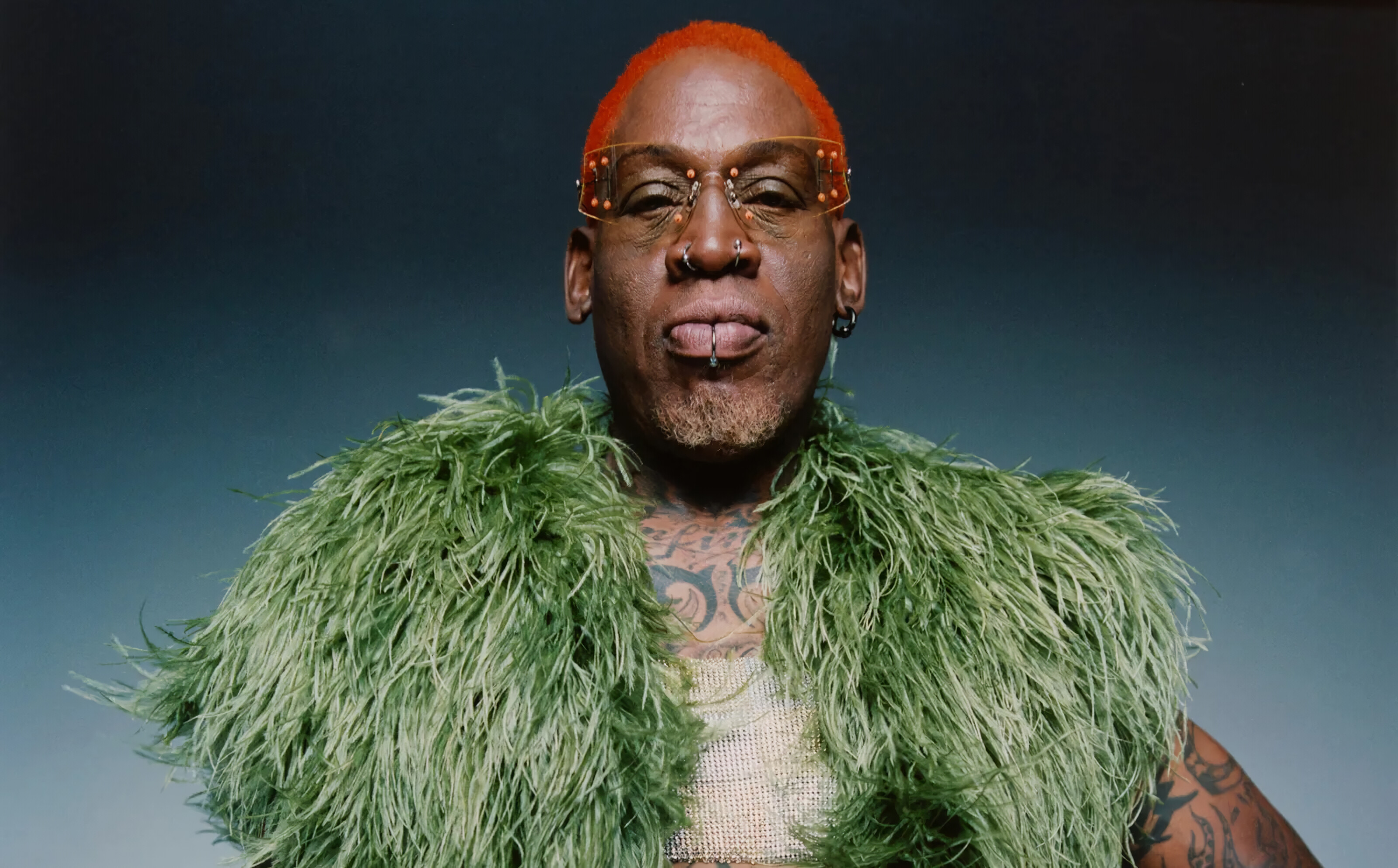 GQ Magazine, Dennis Rodman Wallpaper, 3200x1990 HD Desktop