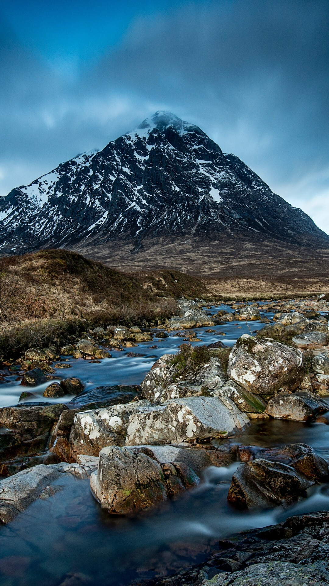 Glencoe, Rivers Wallpaper, 1080x1920 Full HD Phone