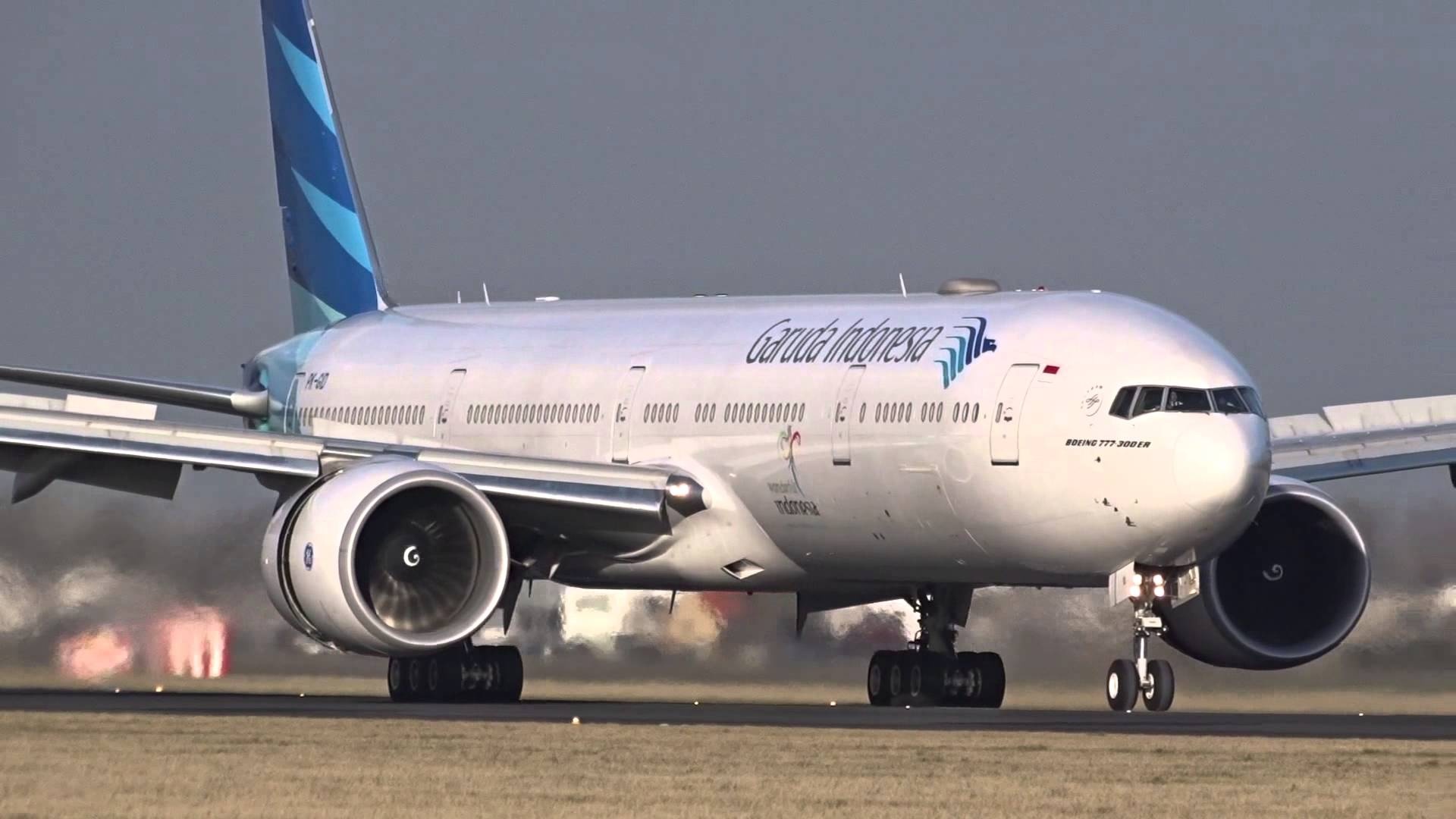 Garuda Indonesia, Boeing 777, HD wallpaper, Aviation, 1920x1080 Full HD Desktop