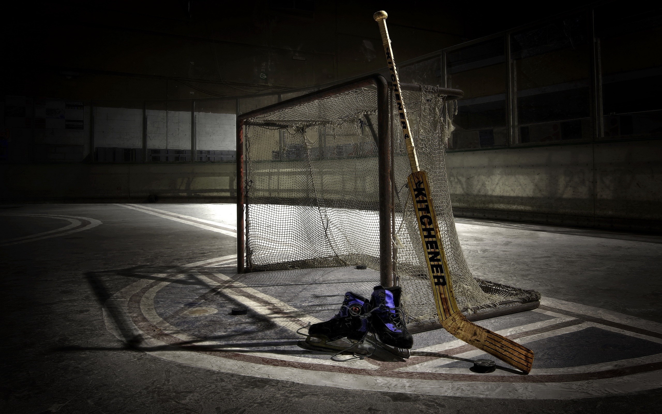 Hockey equipment, Hockey Rinks Wallpaper, 2560x1600 HD Desktop