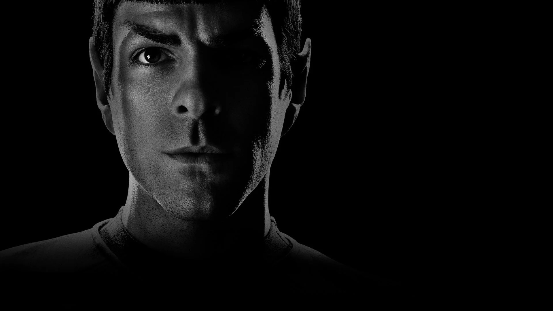 Zachary Quinto as Spock, Star Trek wallpaper, Fan art, Galaxy exploration, 1920x1080 Full HD Desktop