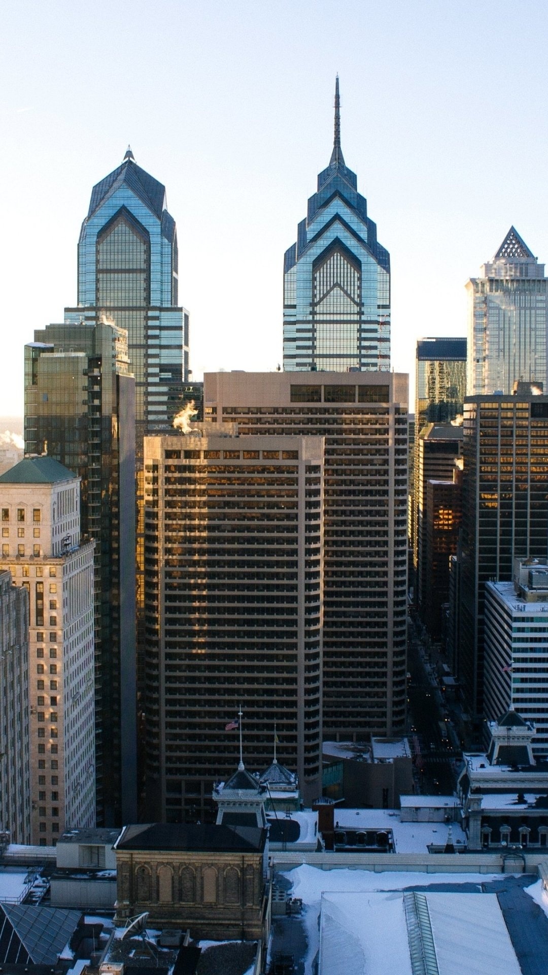 Philadelphia Skyline, Man made, 1080x1920 Full HD Phone