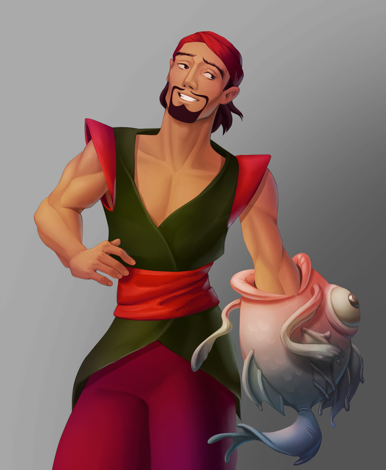 Sinbad, Olga Maximova, Fanart, 1630x1980 HD Phone